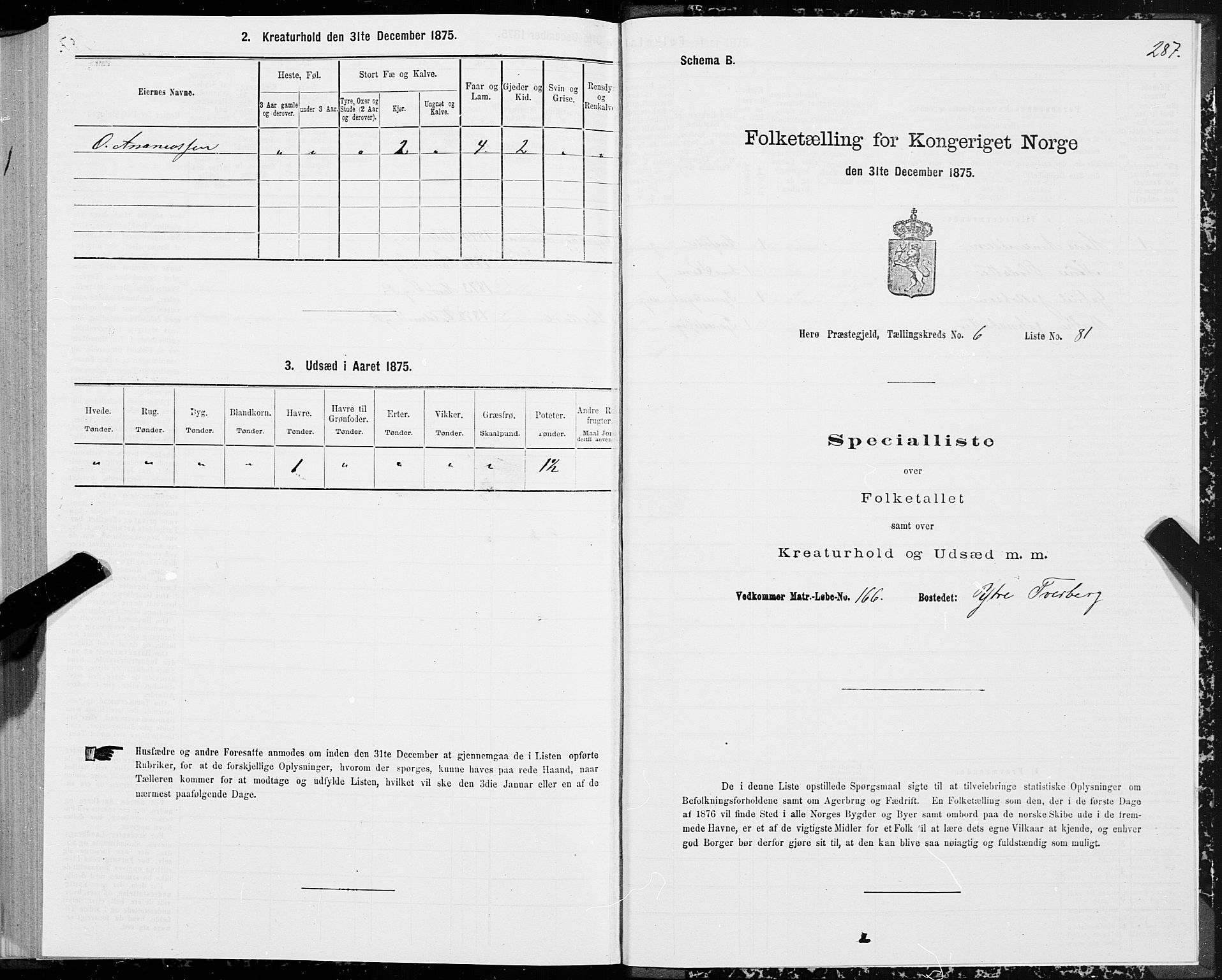 SAT, 1875 census for 1515P Herøy, 1875, p. 3287