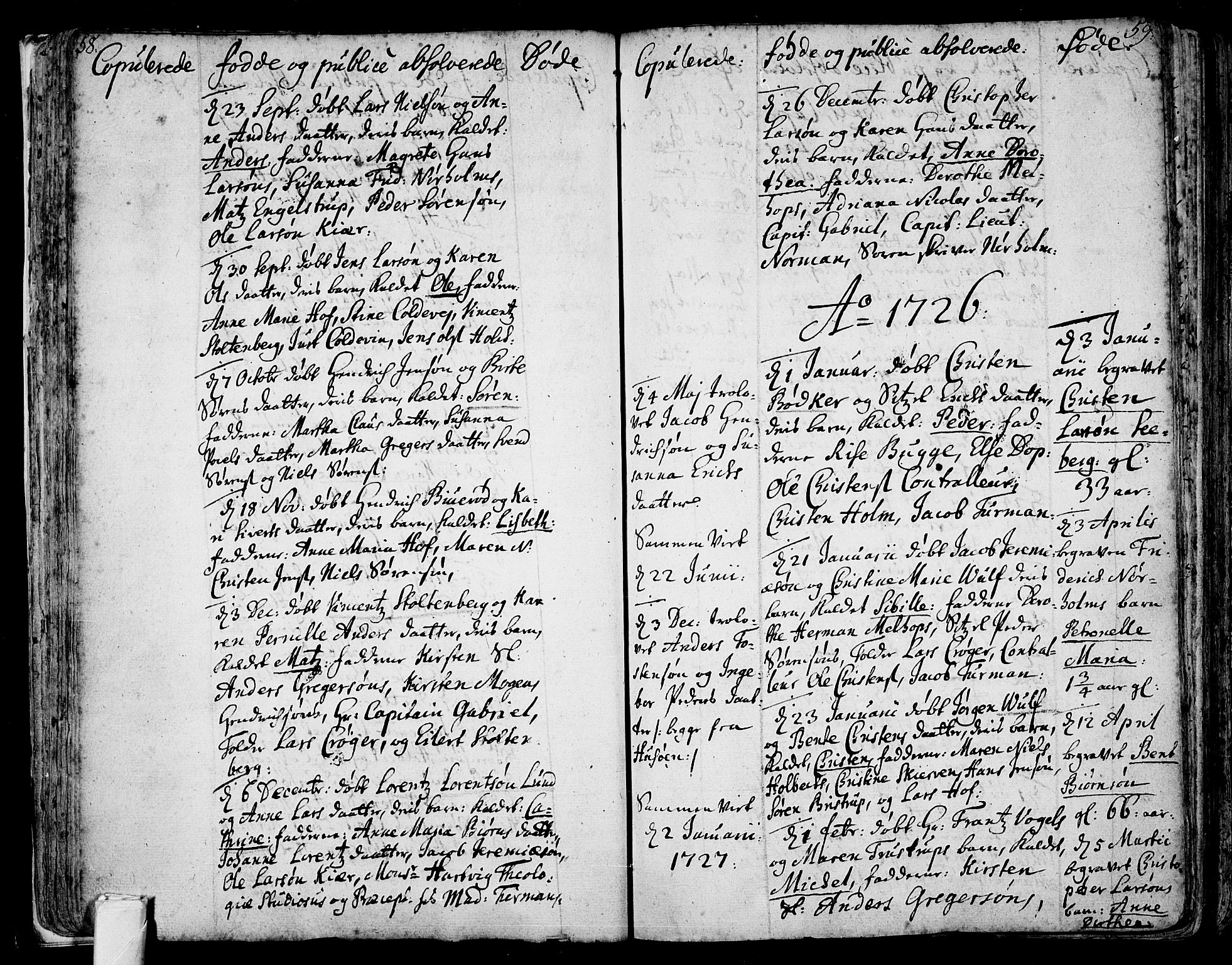 Tønsberg kirkebøker, SAKO/A-330/F/Fb/L0001: Parish register (official) no. II 1, 1690-1796, p. 58-59