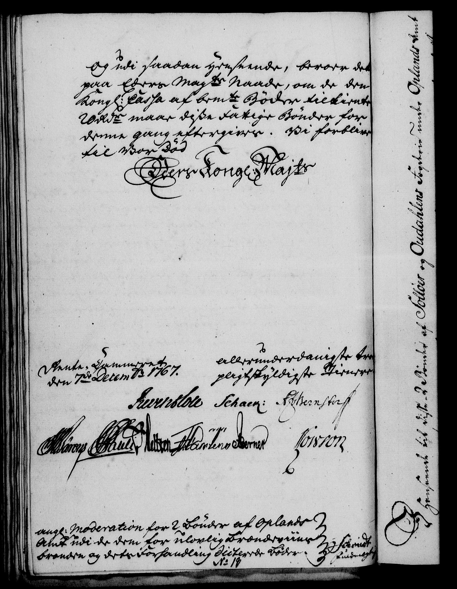 Rentekammeret, Kammerkanselliet, AV/RA-EA-3111/G/Gf/Gfa/L0049: Norsk relasjons- og resolusjonsprotokoll (merket RK 52.49), 1767, p. 368