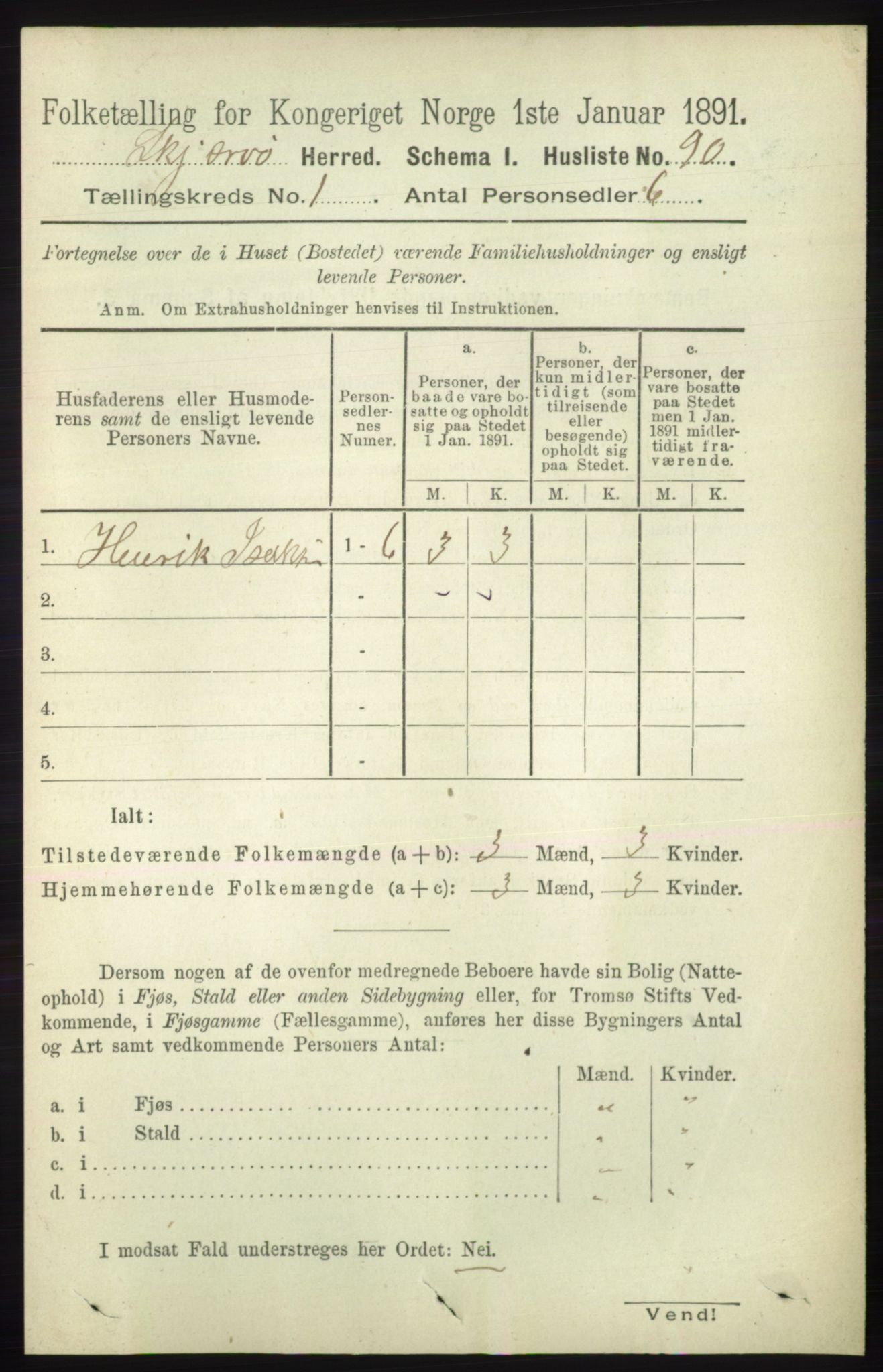 RA, 1891 census for 1941 Skjervøy, 1891, p. 108