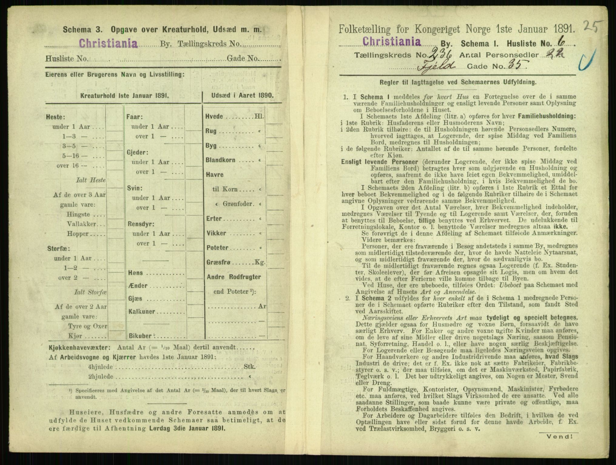 RA, 1891 census for 0301 Kristiania, 1891, p. 144000