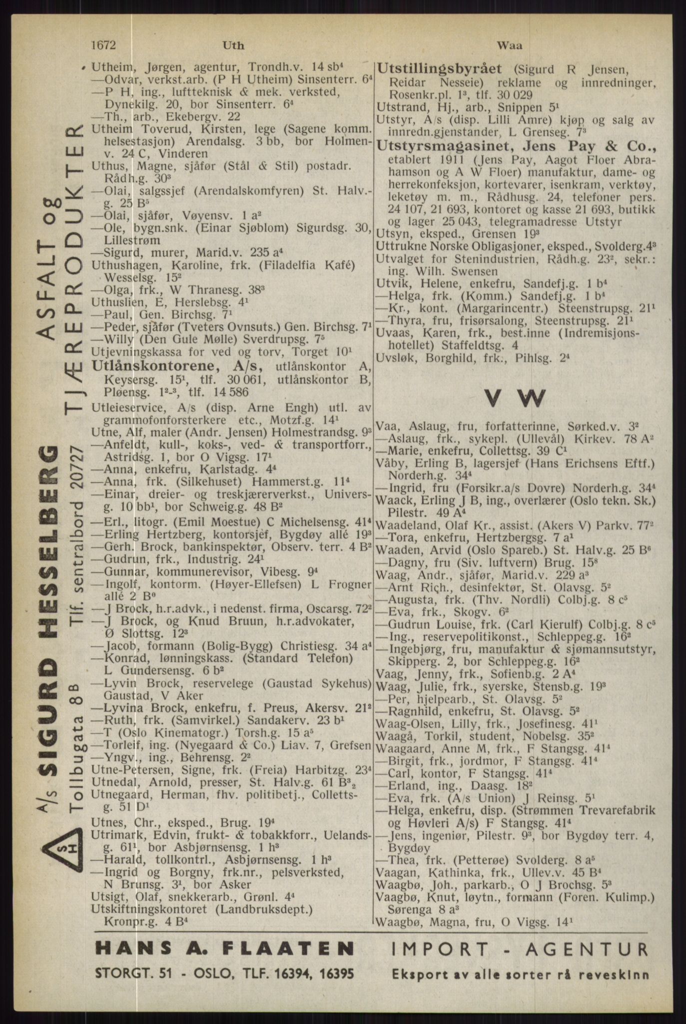 Kristiania/Oslo adressebok, PUBL/-, 1944, p. 1672
