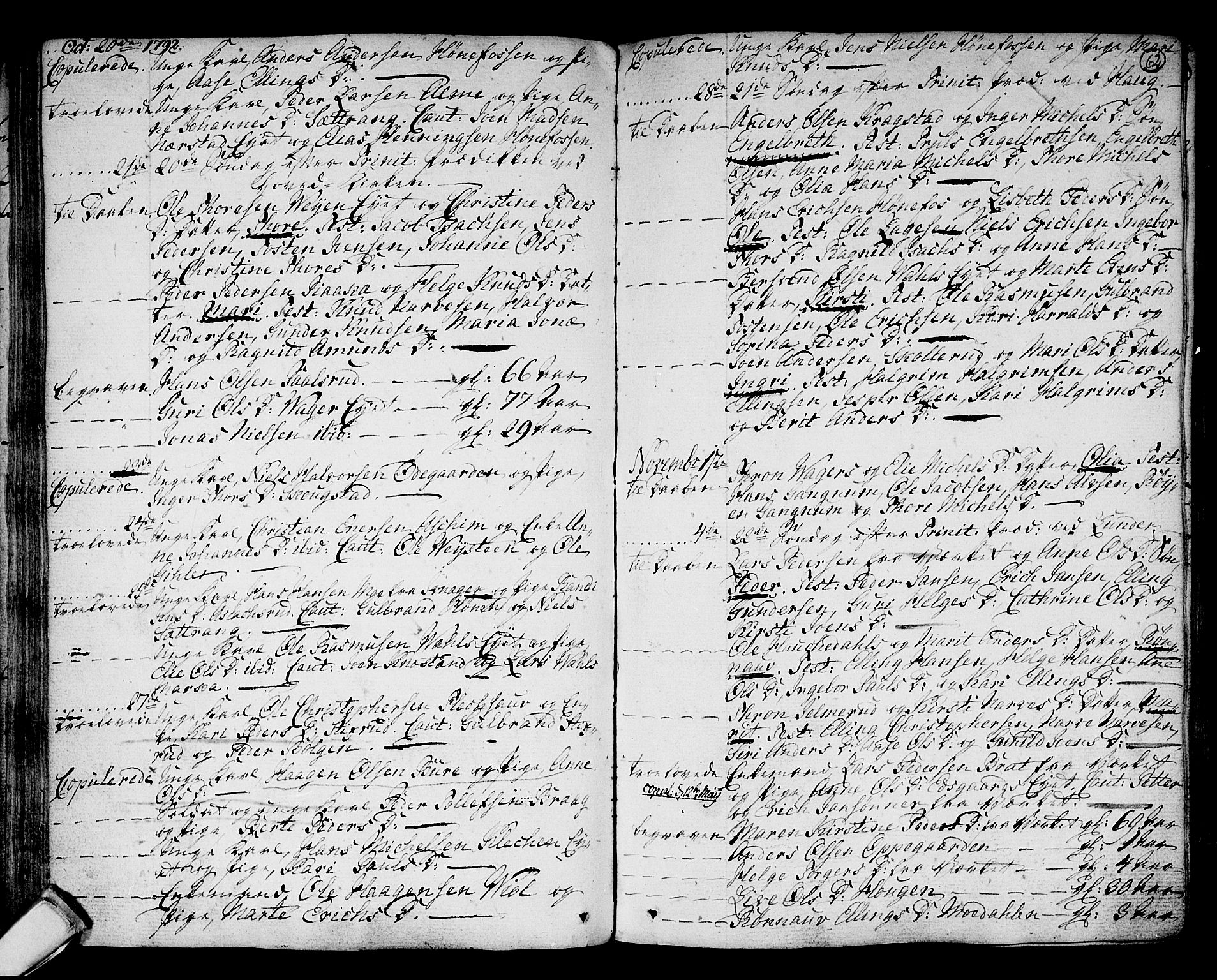 Norderhov kirkebøker, SAKO/A-237/F/Fa/L0006: Parish register (official) no. 6, 1789-1811, p. 62