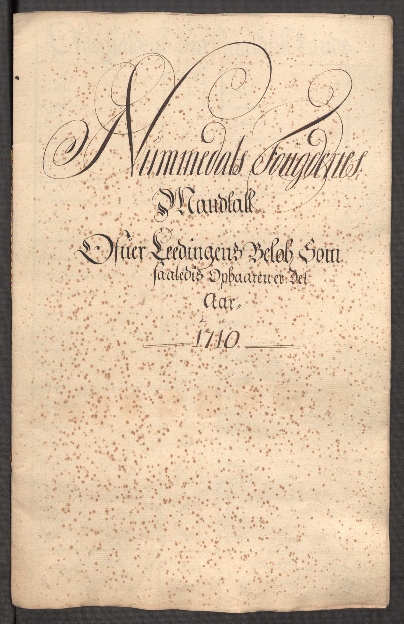 Rentekammeret inntil 1814, Reviderte regnskaper, Fogderegnskap, AV/RA-EA-4092/R64/L4431: Fogderegnskap Namdal, 1709-1710, p. 404