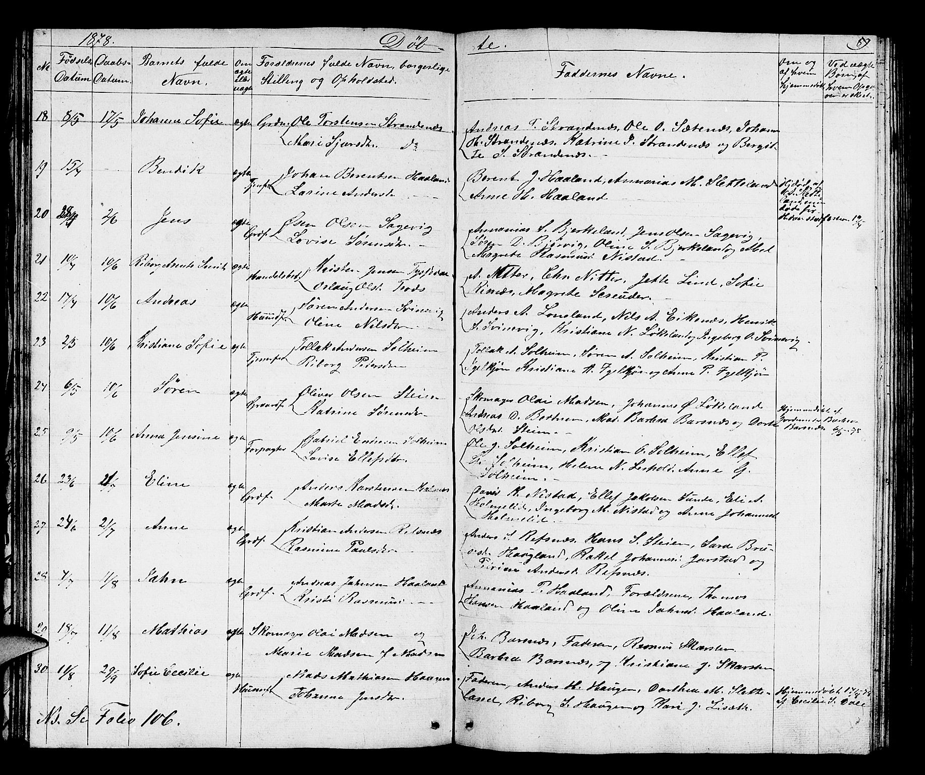 Fjaler sokneprestembete, SAB/A-79801/H/Hab/Habc/L0001: Parish register (copy) no. C 1, 1852-1878, p. 90