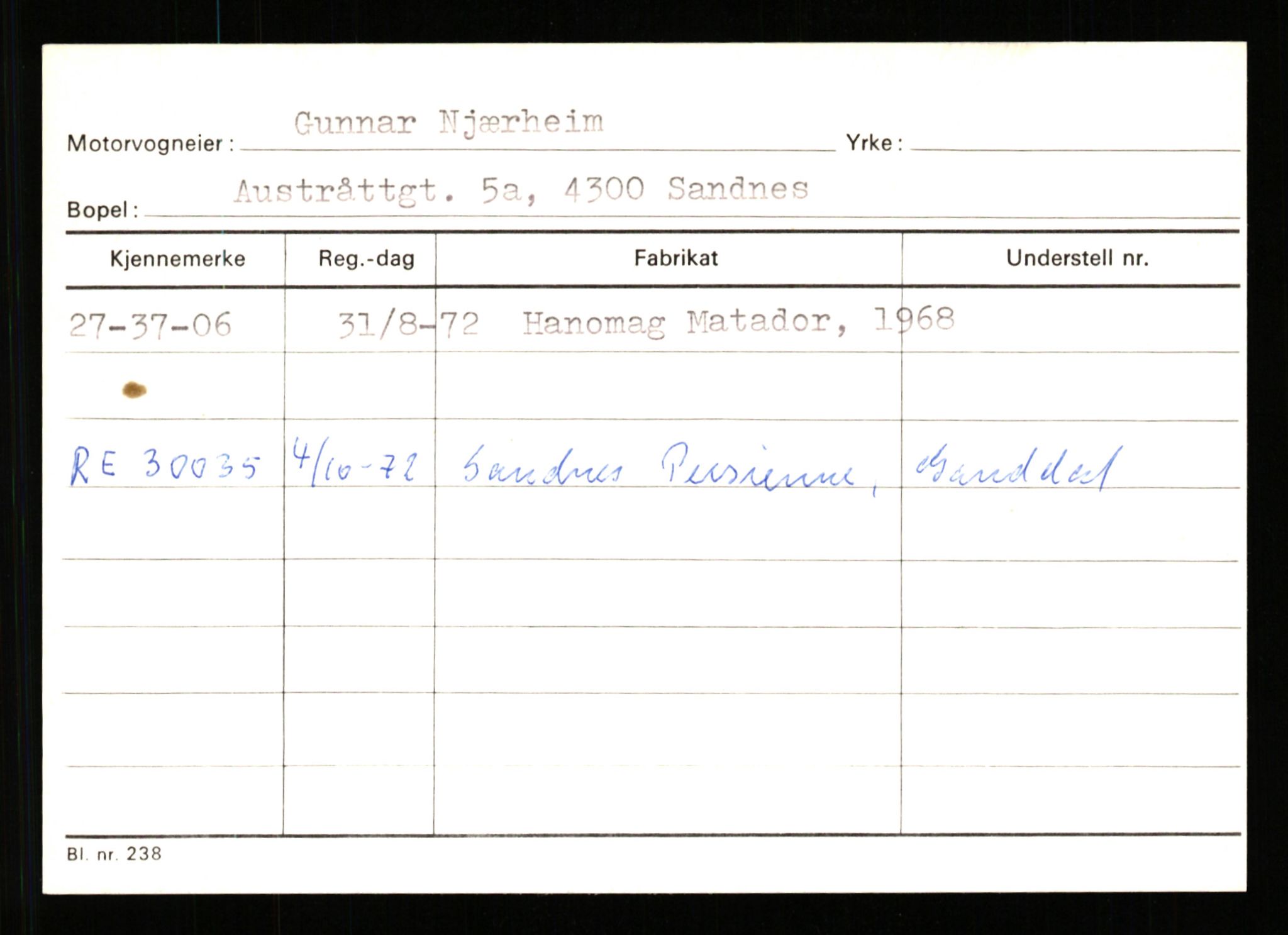 Stavanger trafikkstasjon, AV/SAST-A-101942/0/G/L0011: Registreringsnummer: 240000 - 363477, 1930-1971, p. 1029