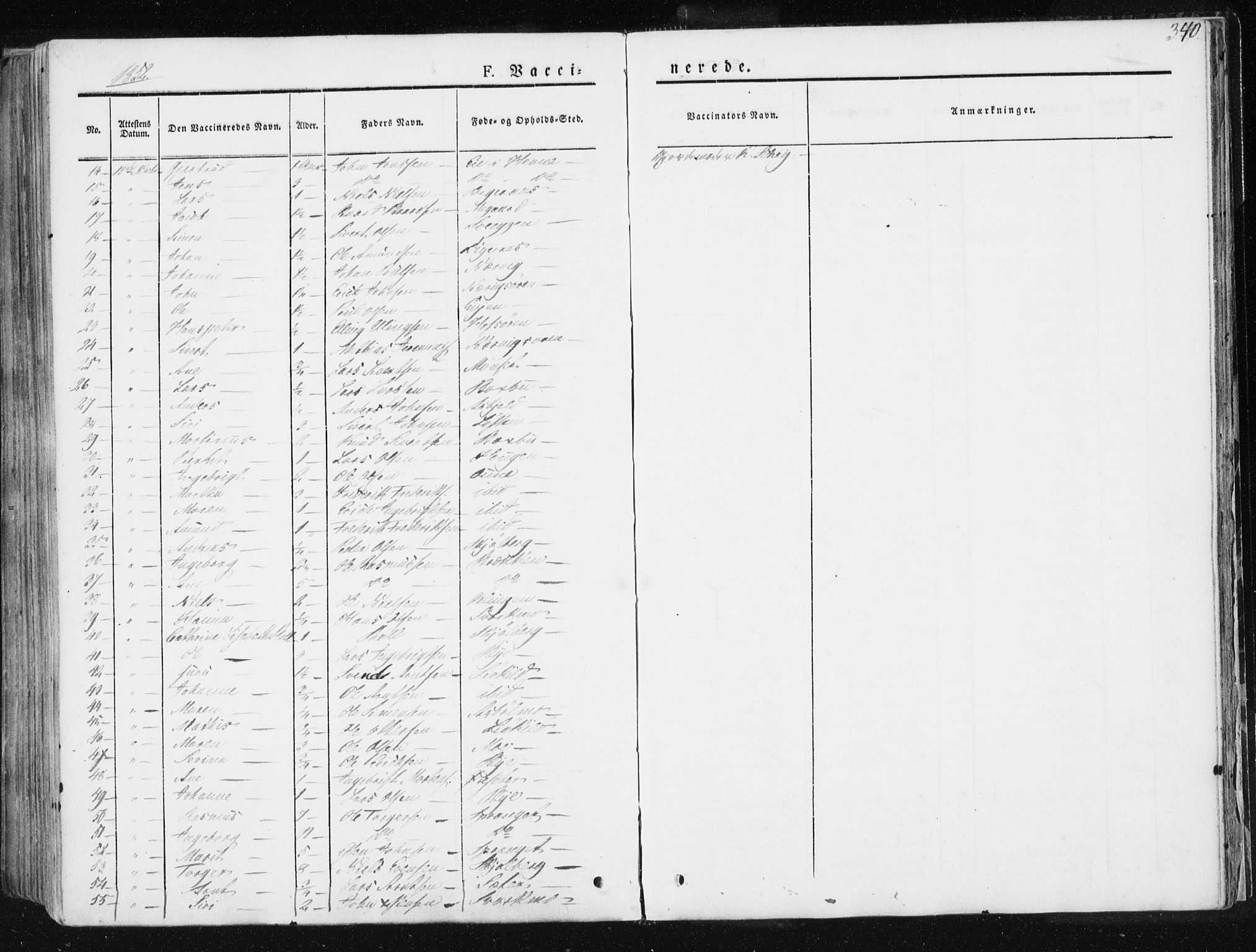 Ministerialprotokoller, klokkerbøker og fødselsregistre - Sør-Trøndelag, AV/SAT-A-1456/668/L0805: Parish register (official) no. 668A05, 1840-1853, p. 340