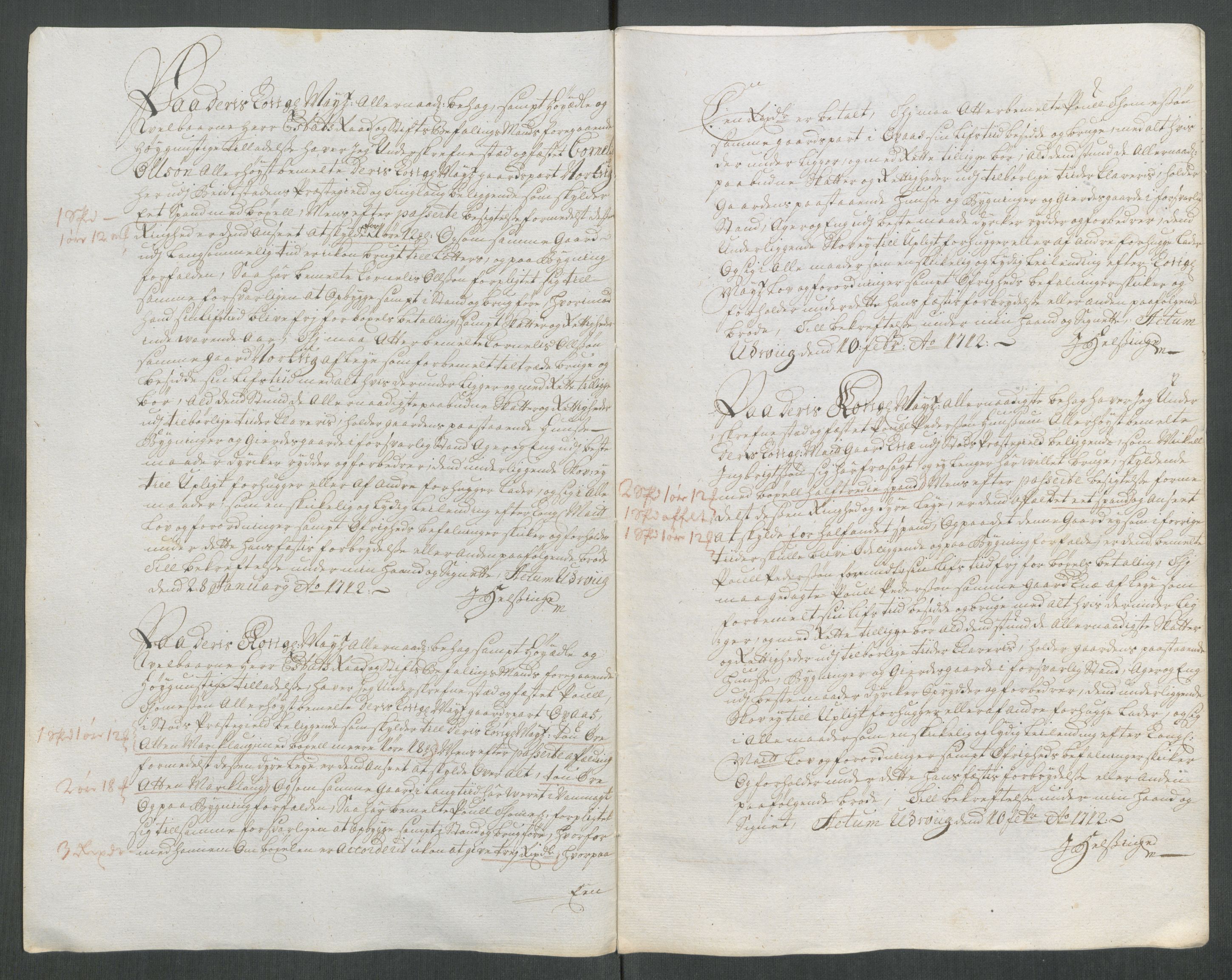 Rentekammeret inntil 1814, Reviderte regnskaper, Fogderegnskap, AV/RA-EA-4092/R63/L4320: Fogderegnskap Inderøy, 1712, p. 198