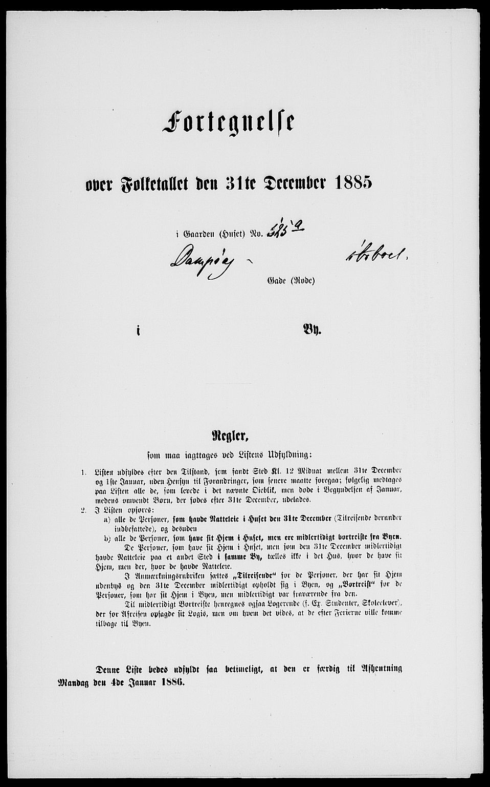 RA, 1885 census for 0103 Fredrikstad, 1885, p. 1442