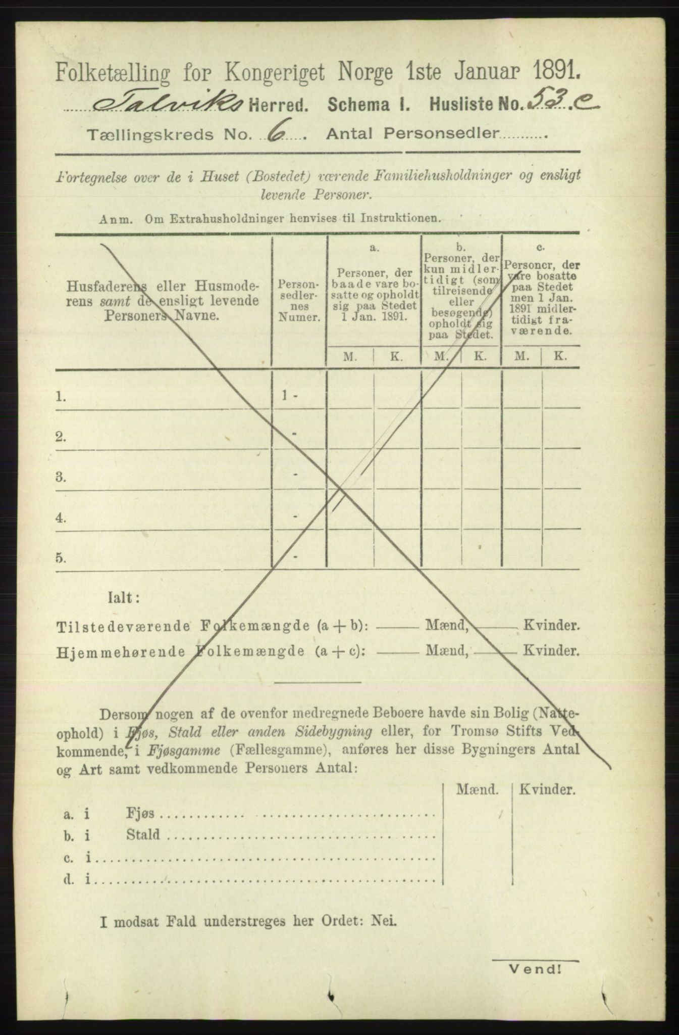 RA, 1891 census for 2013 Talvik, 1891, p. 1608