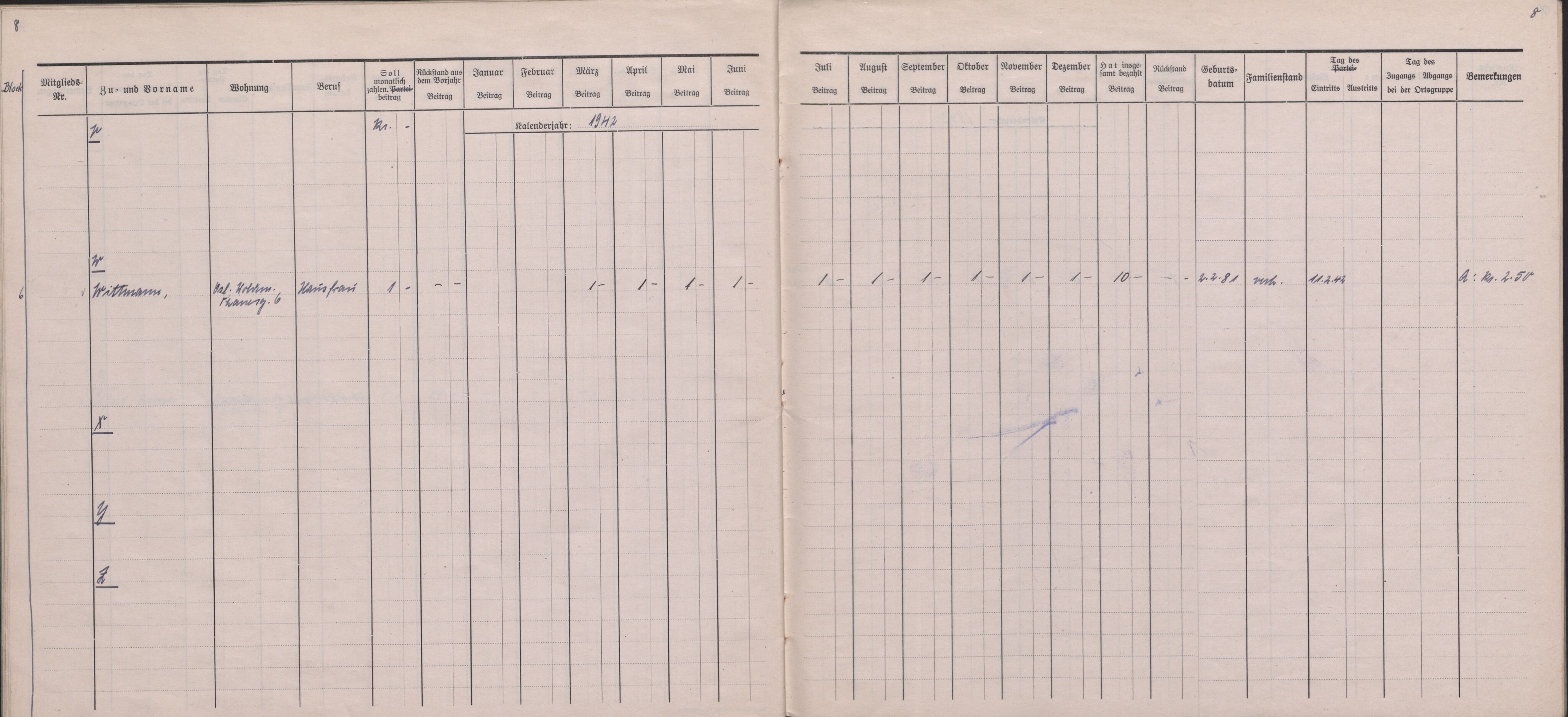 Forsvarets Overkommando. 2 kontor. Arkiv 11.4. Spredte tyske arkivsaker, AV/RA-RAFA-7031/D/Dar/Darb/L0016: Reichskommissariat - NSDAP in Norwegen, 1941-1944, p. 74