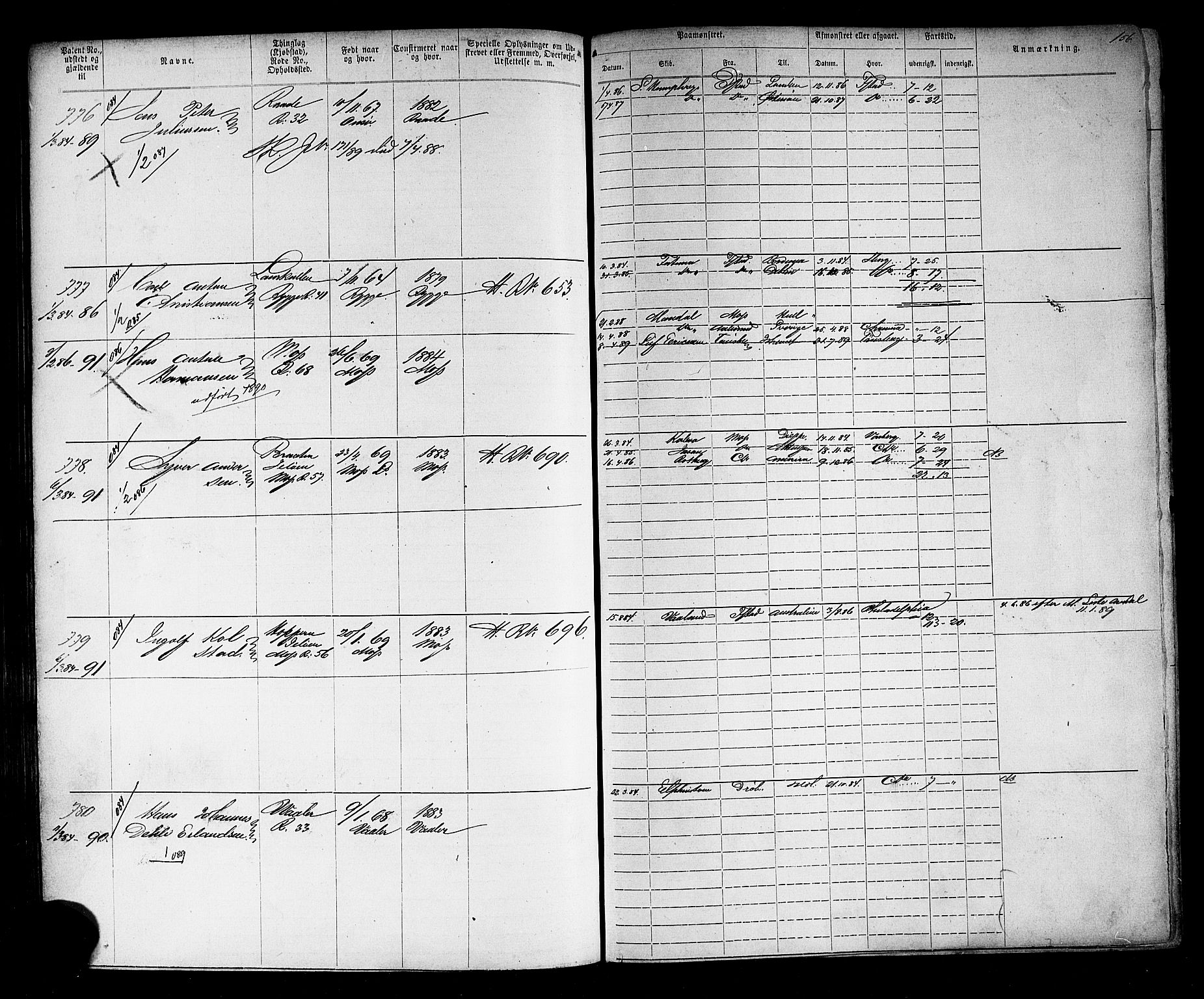 Moss mønstringskontor, AV/SAO-A-10569d/F/Fc/Fca/L0002: Annotasjonsrulle, 1868-1892, p. 170