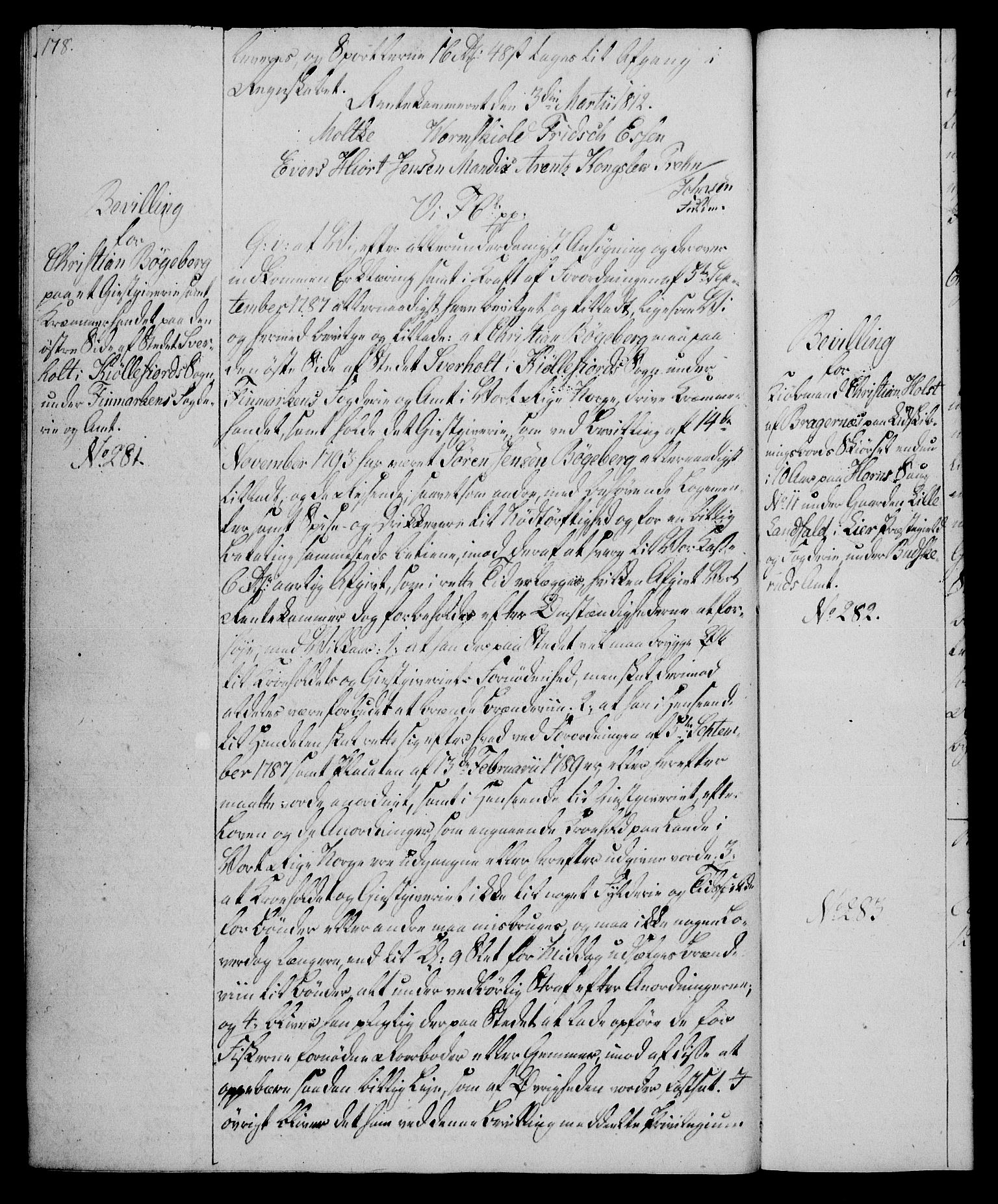 Rentekammeret, Kammerkanselliet, RA/EA-3111/G/Gg/Gga/L0020: Norsk ekspedisjonsprotokoll med register (merket RK 53.20), 1811-1814, p. 178