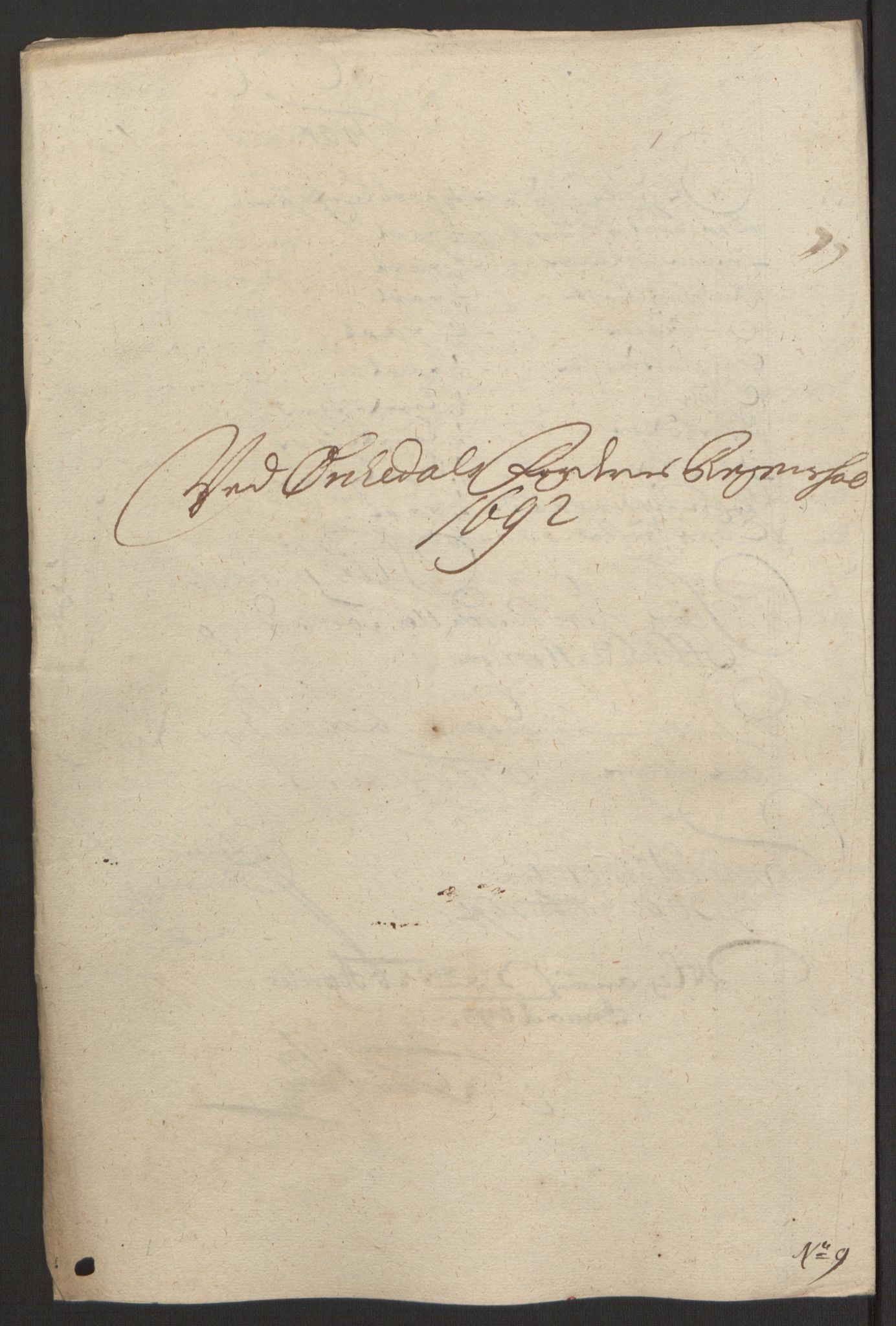 Rentekammeret inntil 1814, Reviderte regnskaper, Fogderegnskap, AV/RA-EA-4092/R58/L3937: Fogderegnskap Orkdal, 1691-1692, p. 235