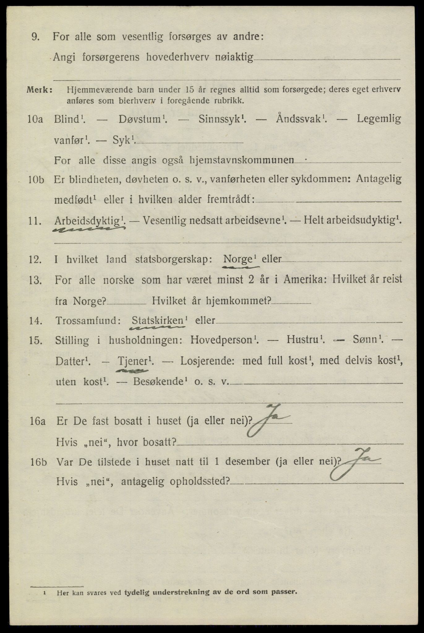 SAKO, 1920 census for Heddal, 1920, p. 4805