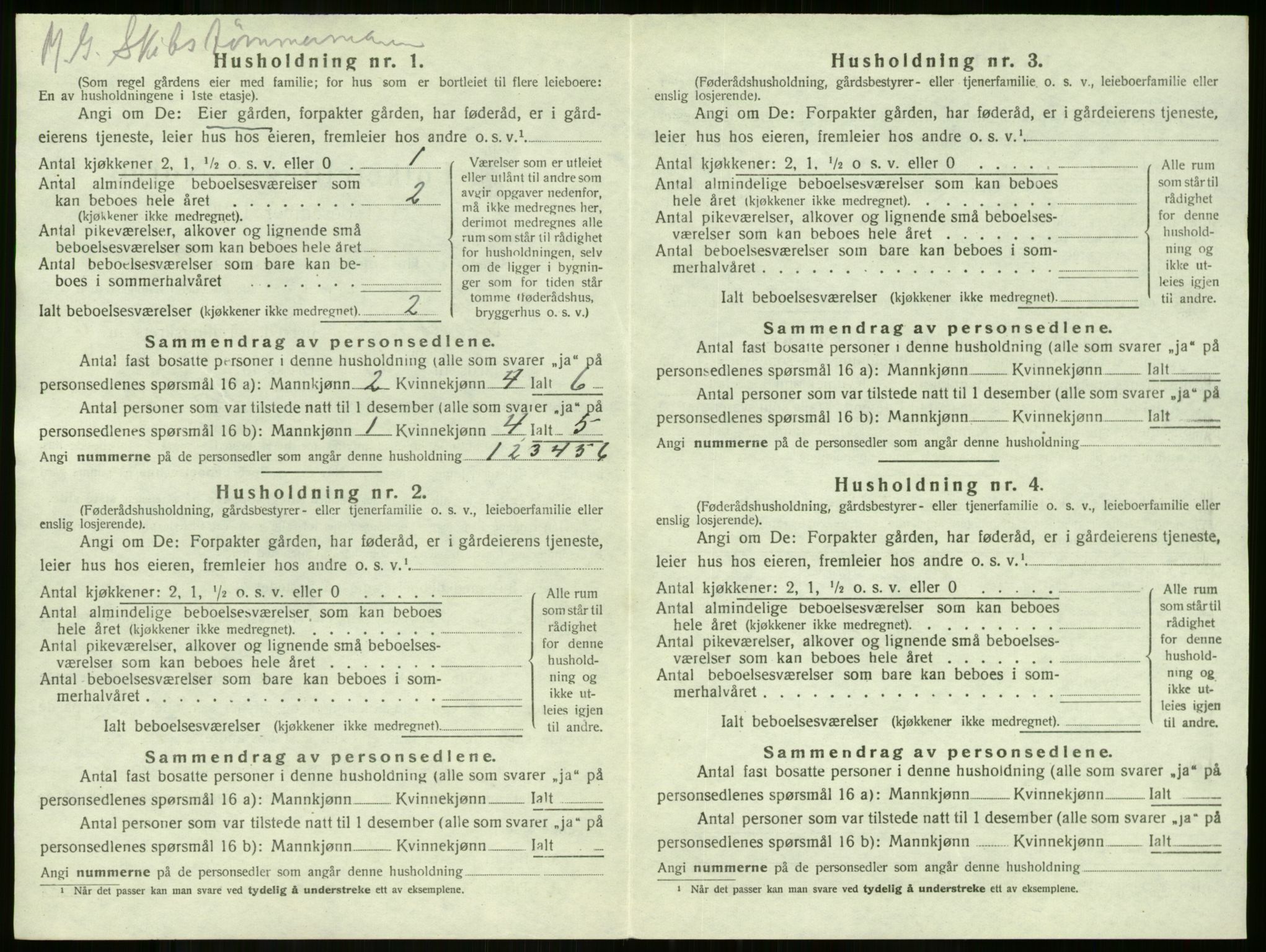 SAKO, 1920 census for Stokke, 1920, p. 1193