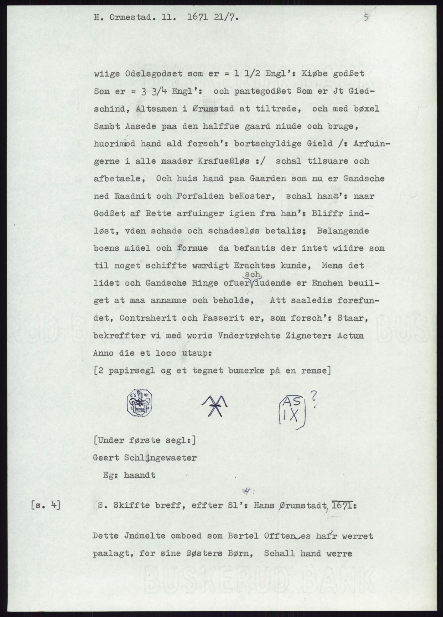 Samlinger til kildeutgivelse, Diplomavskriftsamlingen, RA/EA-4053/H/Ha, p. 2238