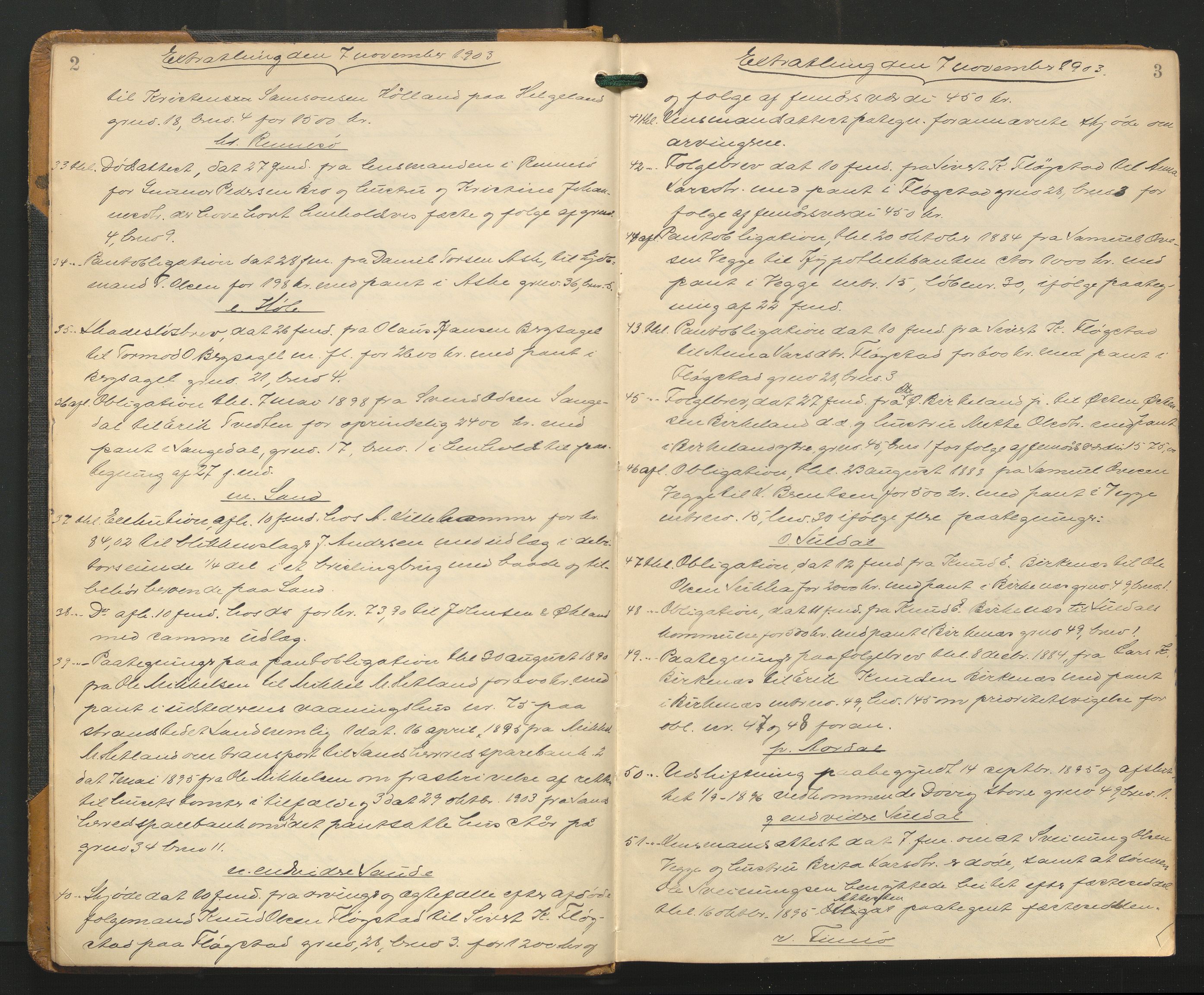 Ryfylke tingrett, AV/SAST-A-100055/001/I/IB/IB0/L0021: Tingbok, Ryfylke, 1903-1906, p. 2-3