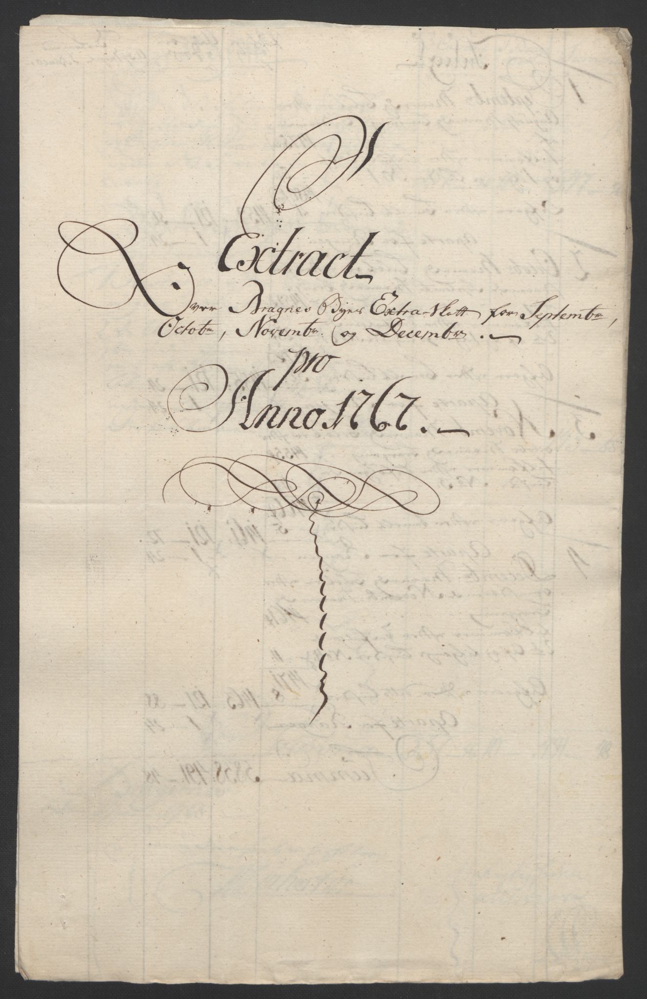 Rentekammeret inntil 1814, Reviderte regnskaper, Byregnskaper, AV/RA-EA-4066/R/Rf/L0119/0001: [F2] Kontribusjonsregnskap / Ekstraskatt, 1762-1767, p. 394