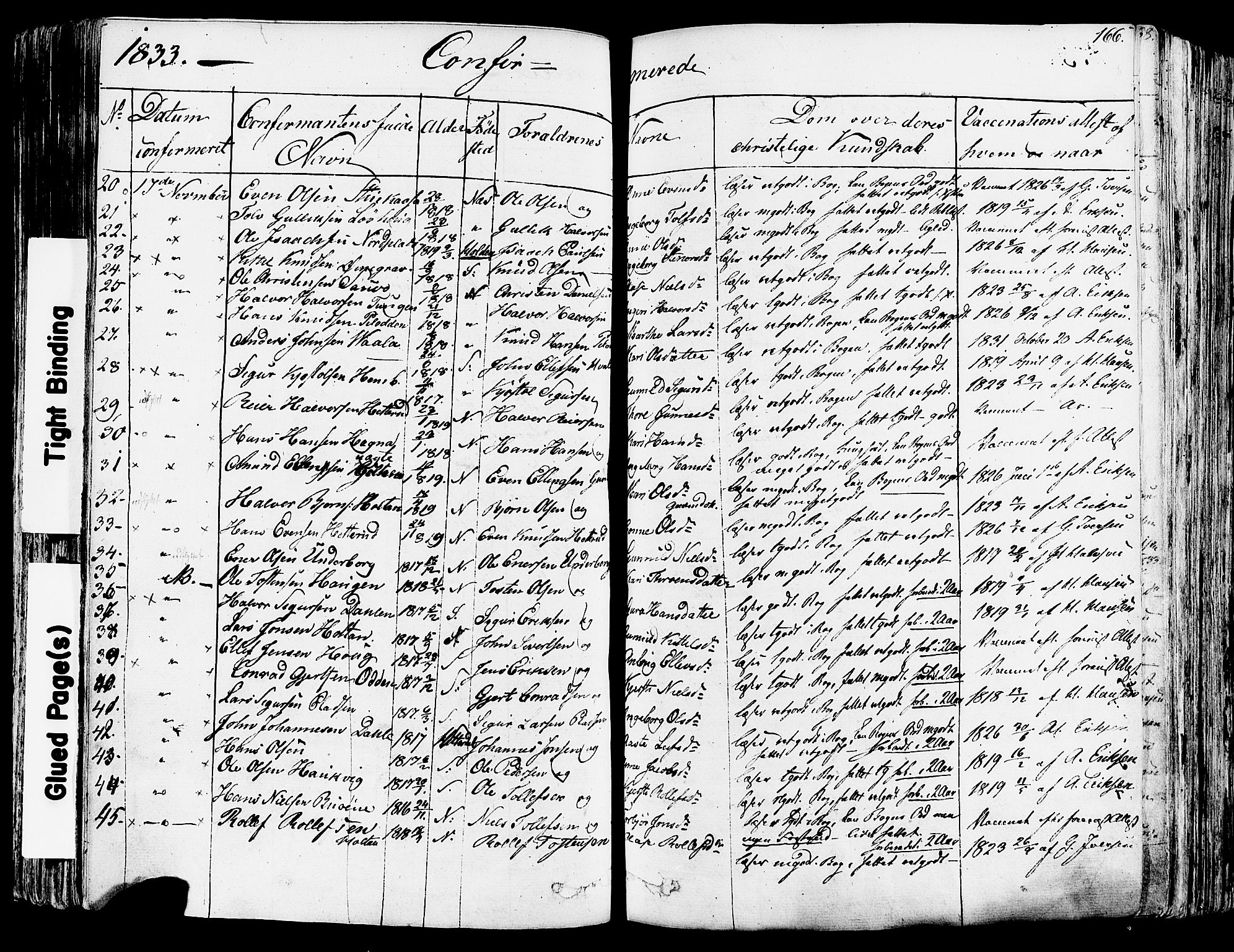 Sauherad kirkebøker, SAKO/A-298/F/Fa/L0006: Parish register (official) no. I 6, 1827-1850, p. 166