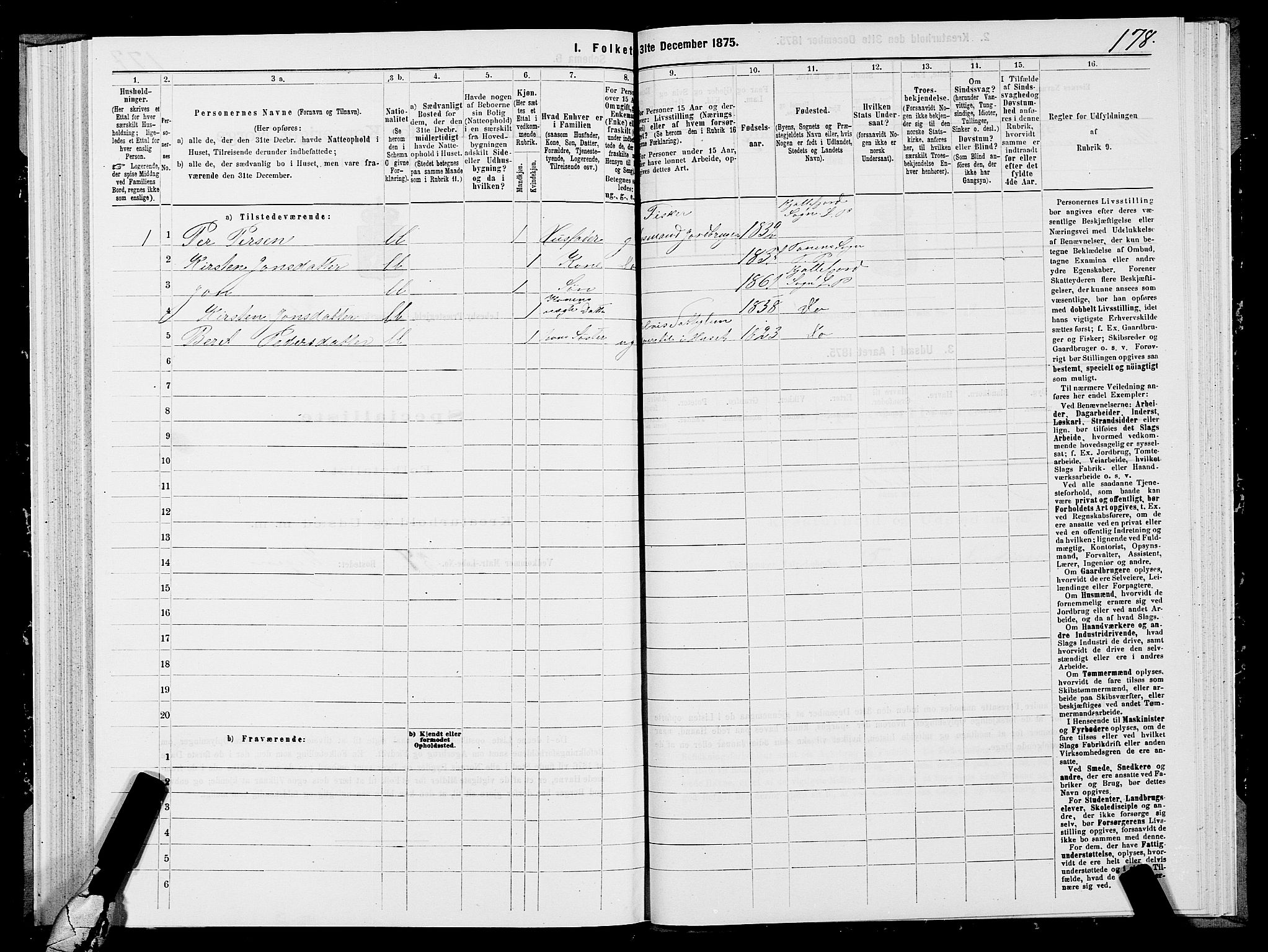 SATØ, 1875 census for 2022P Lebesby, 1875, p. 1178