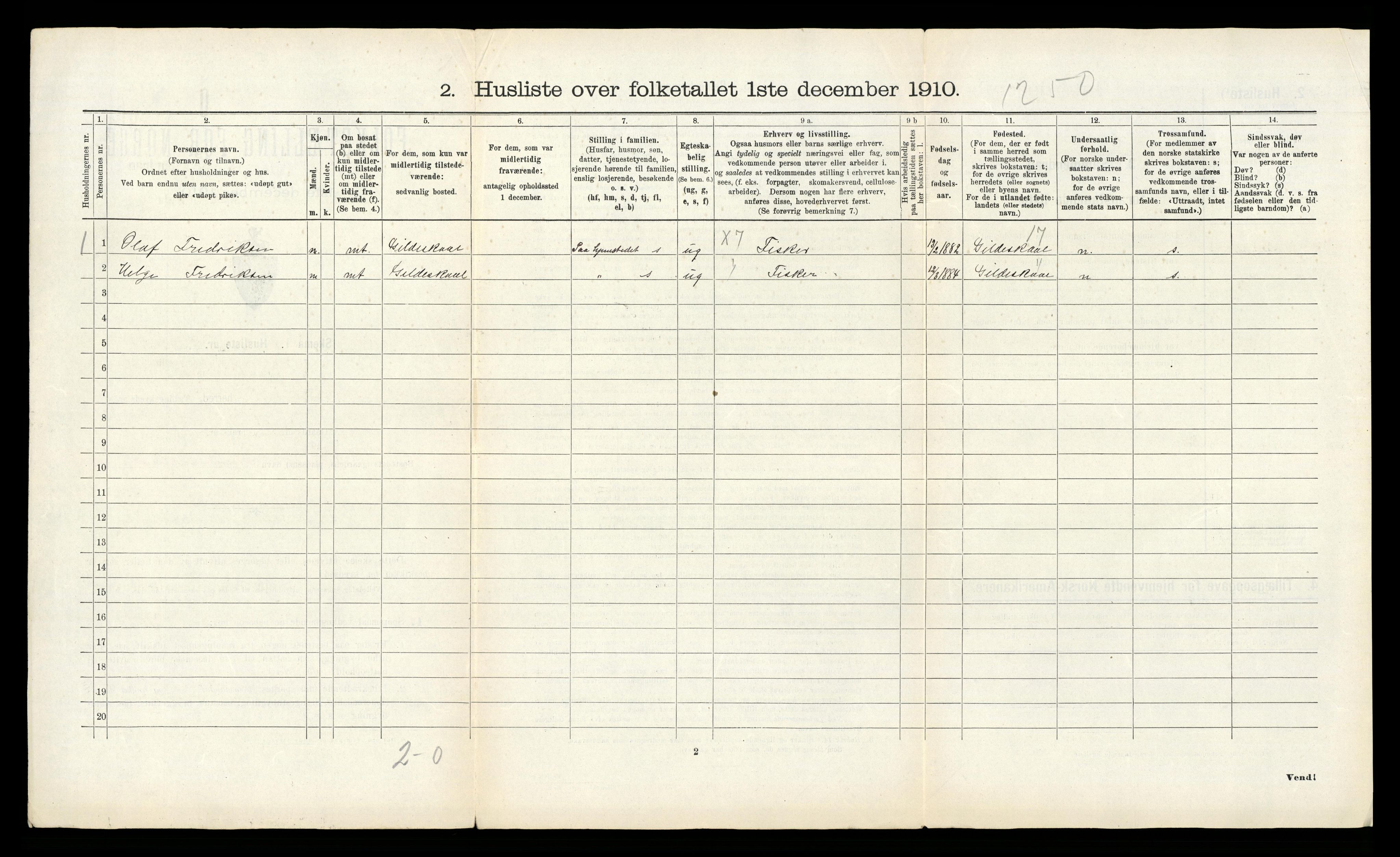 RA, 1910 census for Bodin, 1910, p. 628