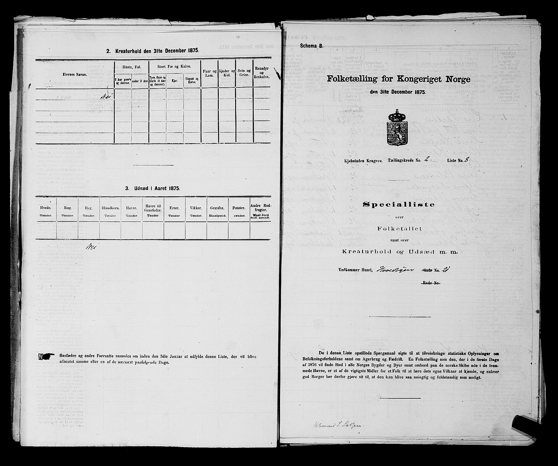 SAKO, 1875 census for 0801P Kragerø, 1875, p. 59