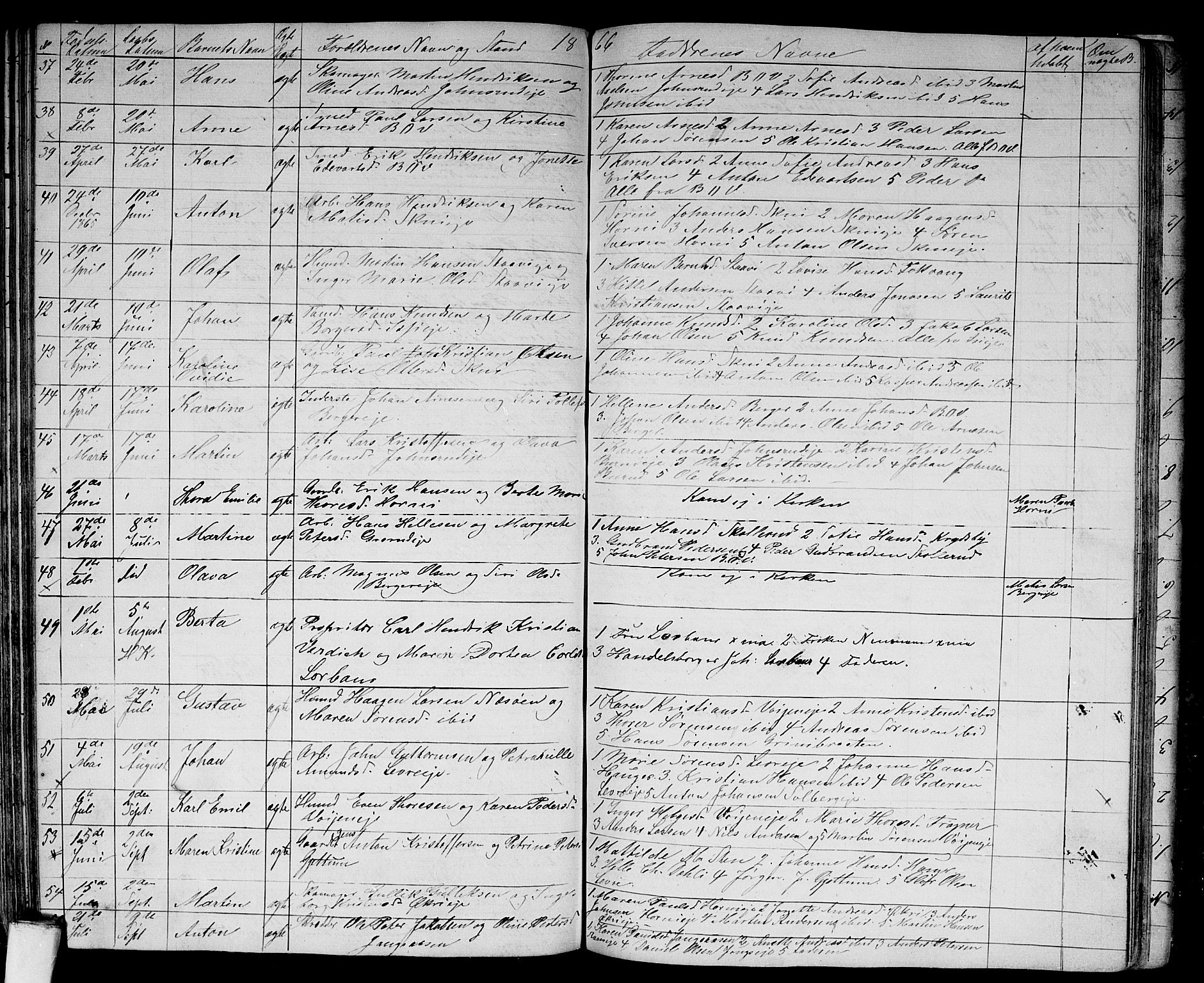 Asker prestekontor Kirkebøker, SAO/A-10256a/G/Gb/L0001: Parish register (copy) no. II 1, 1856-1870