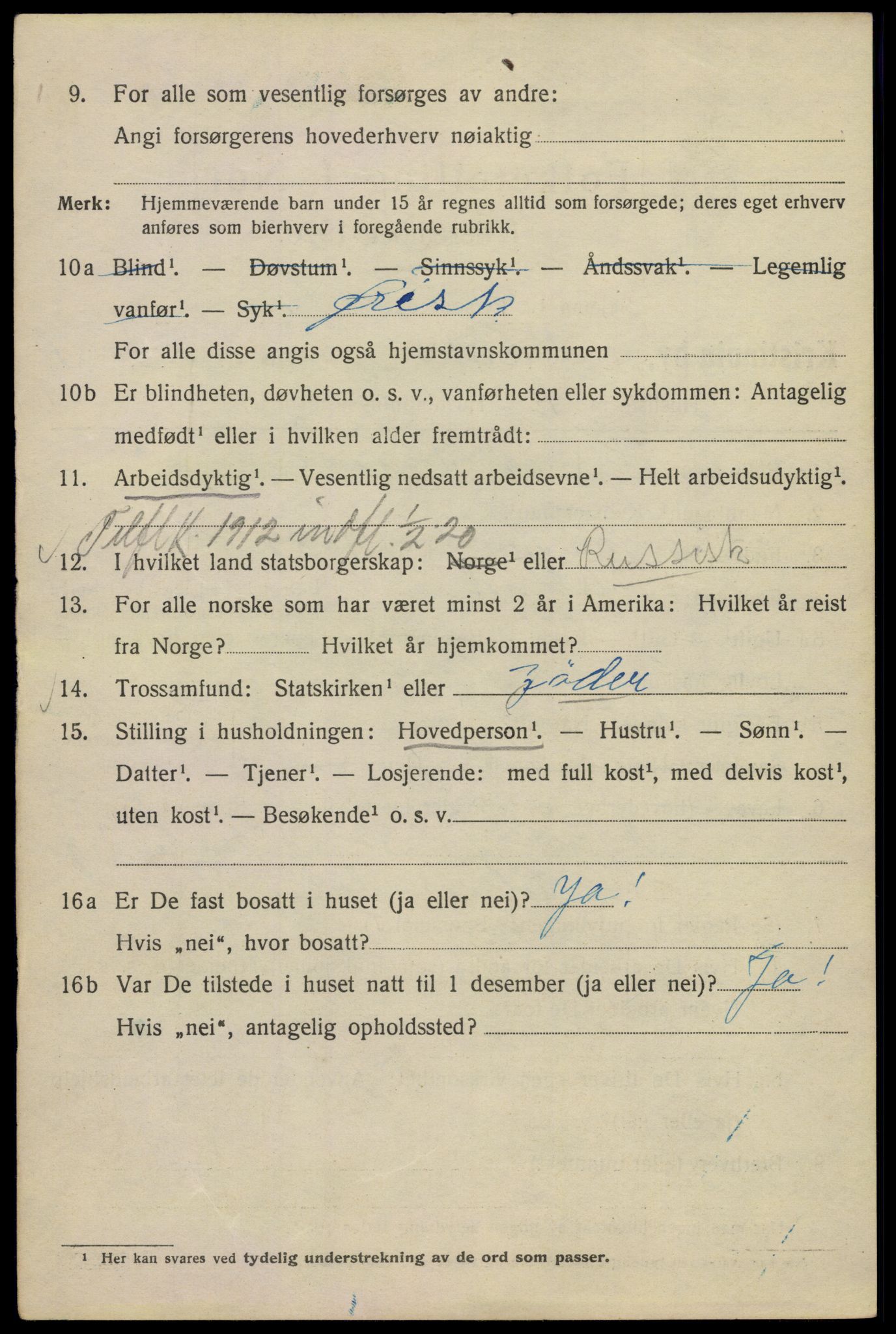 SAO, 1920 census for Kristiania, 1920, p. 627544