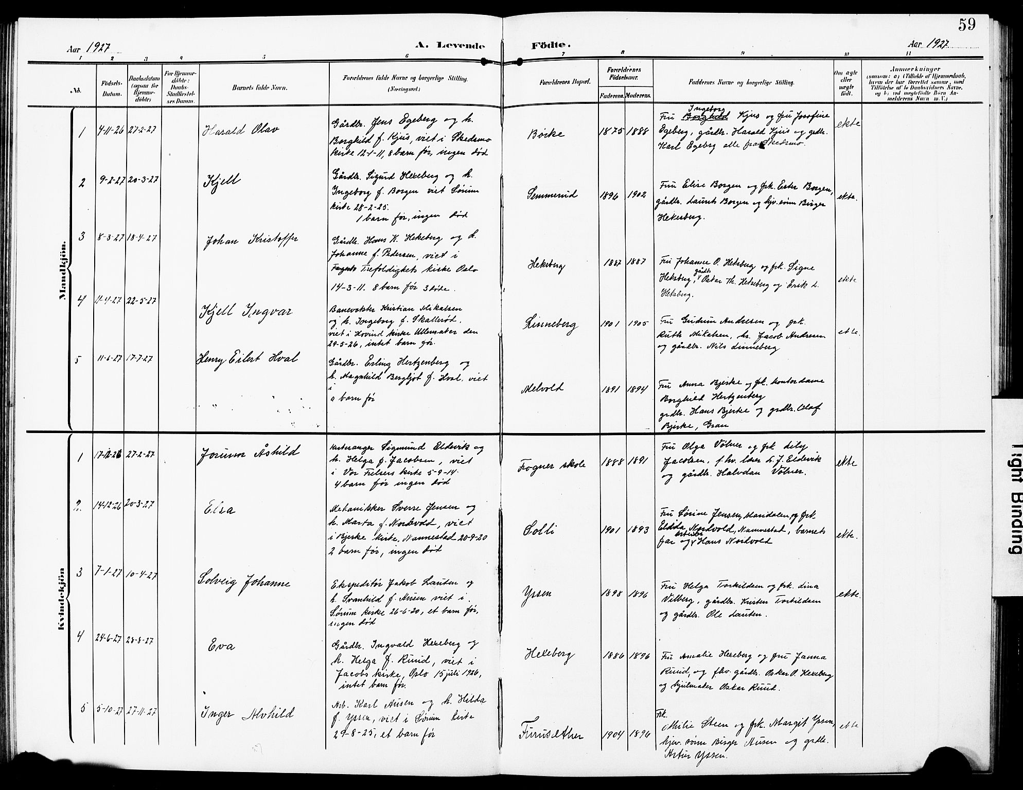 Sørum prestekontor Kirkebøker, AV/SAO-A-10303/G/Gb/L0001: Parish register (copy) no. II 1, 1907-1929, p. 59