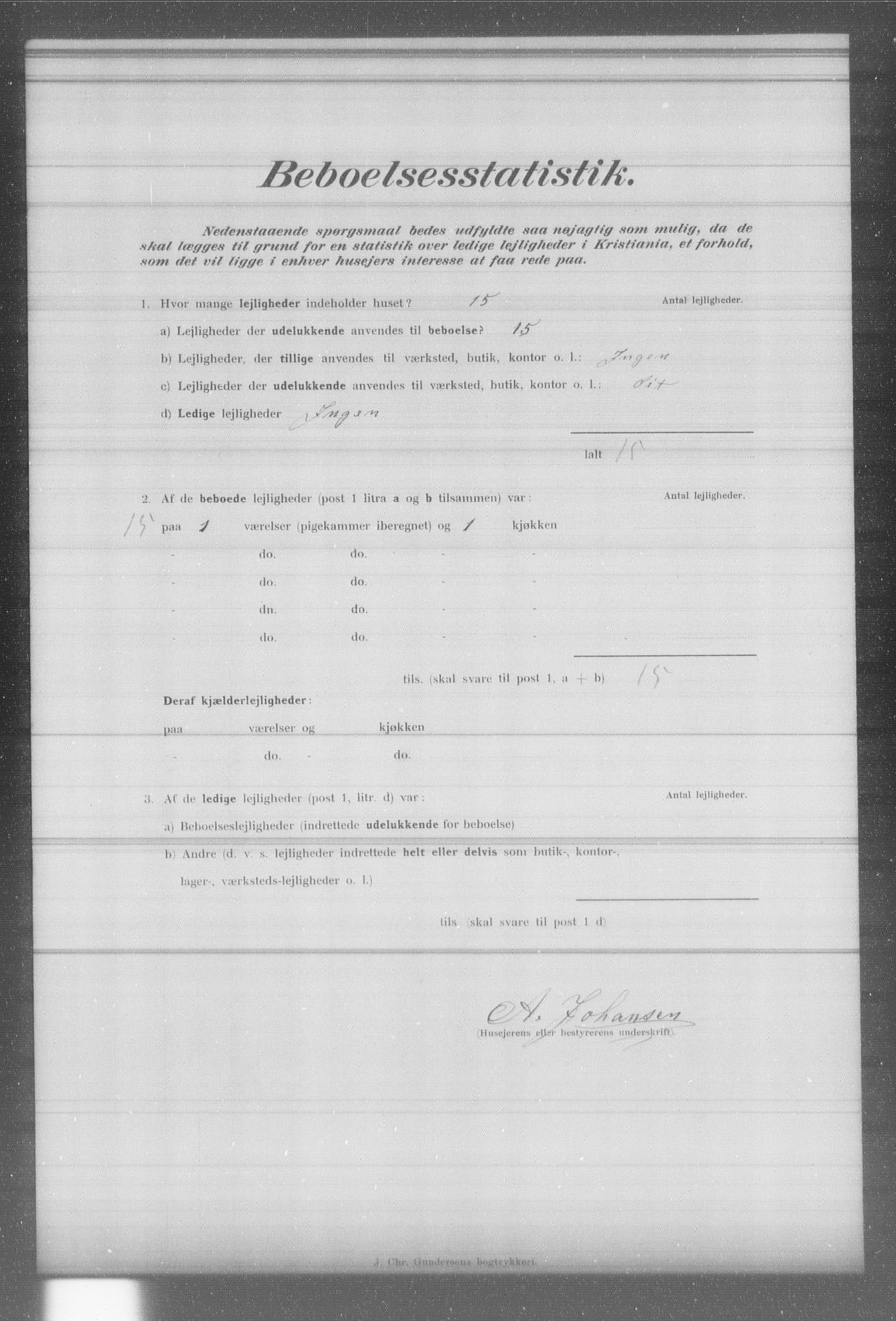 OBA, Municipal Census 1902 for Kristiania, 1902, p. 5847