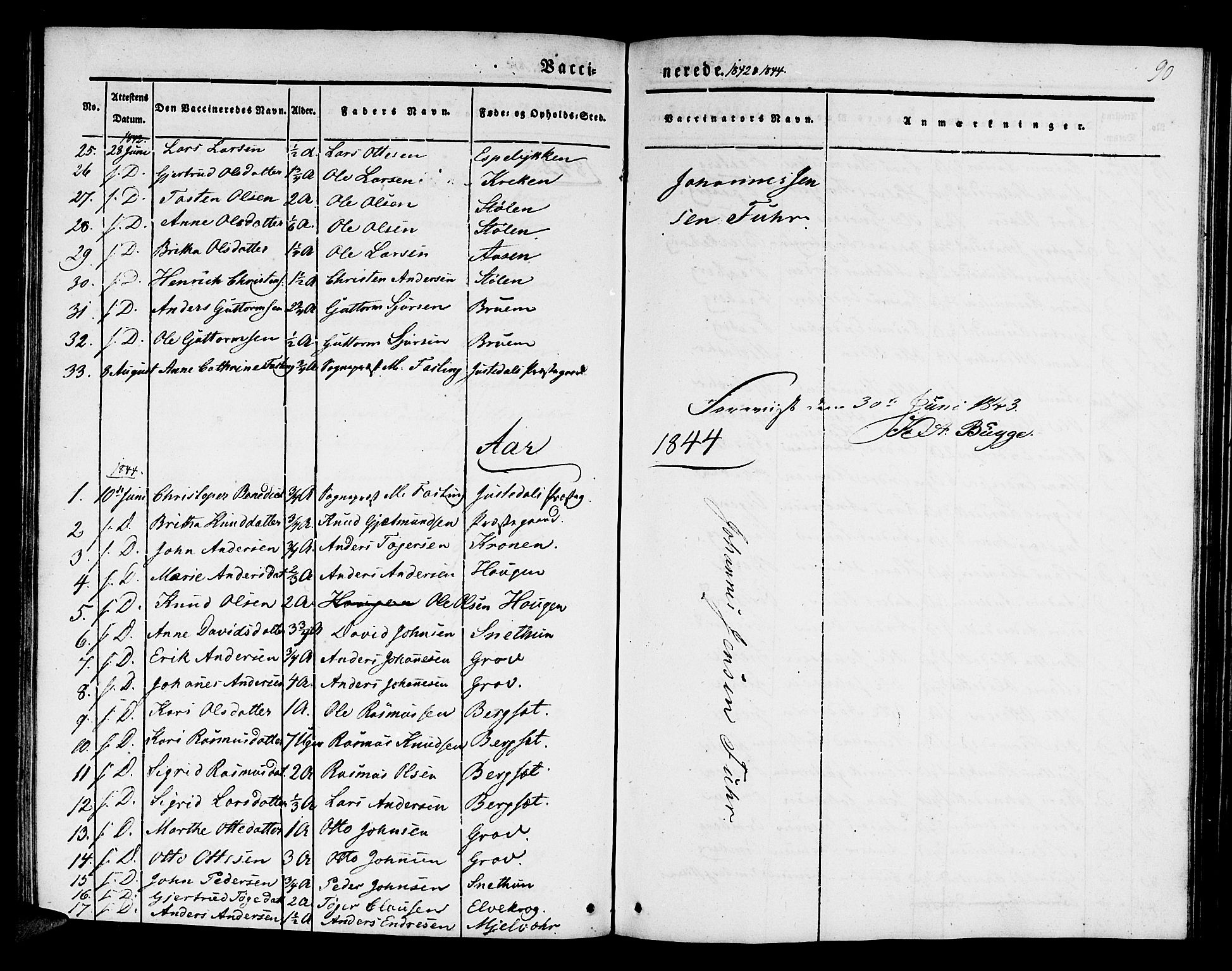 Jostedal sokneprestembete, AV/SAB-A-80601/H/Haa/Haaa/L0004: Parish register (official) no. A 4, 1837-1848, p. 90