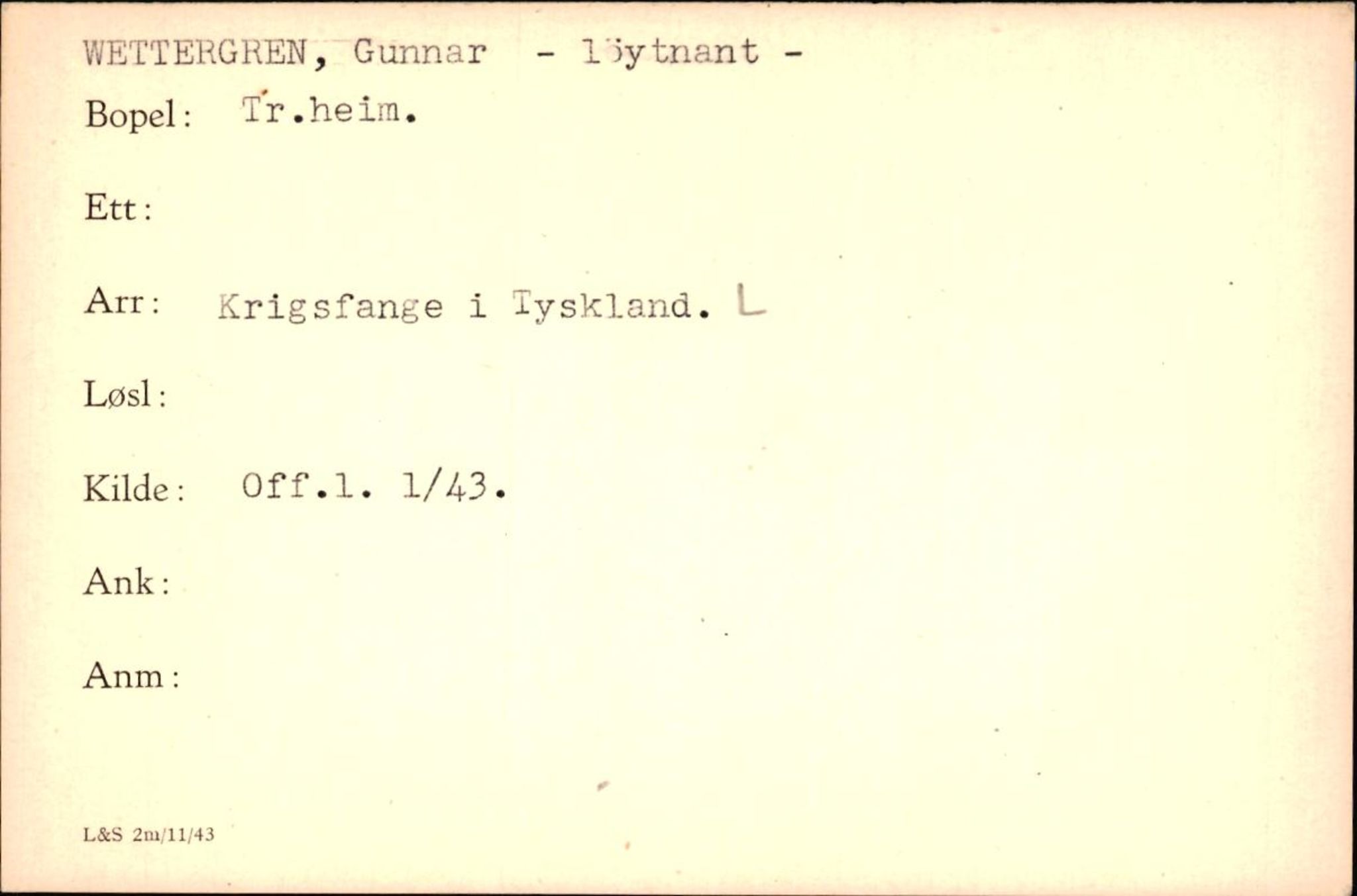 Forsvaret, Forsvarets krigshistoriske avdeling, AV/RA-RAFA-2017/Y/Yf/L0200: II-C-11-2102  -  Norske krigsfanger i Tyskland, 1940-1945, p. 1131