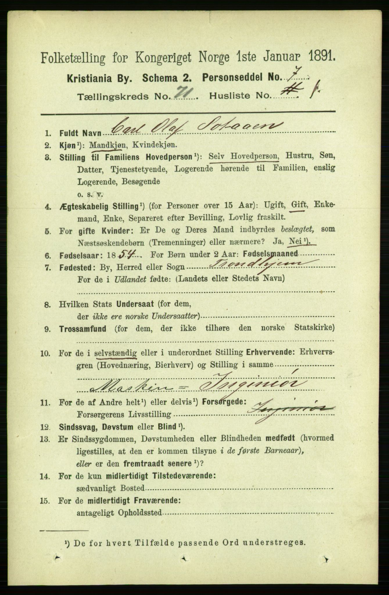 RA, 1891 census for 0301 Kristiania, 1891, p. 38928