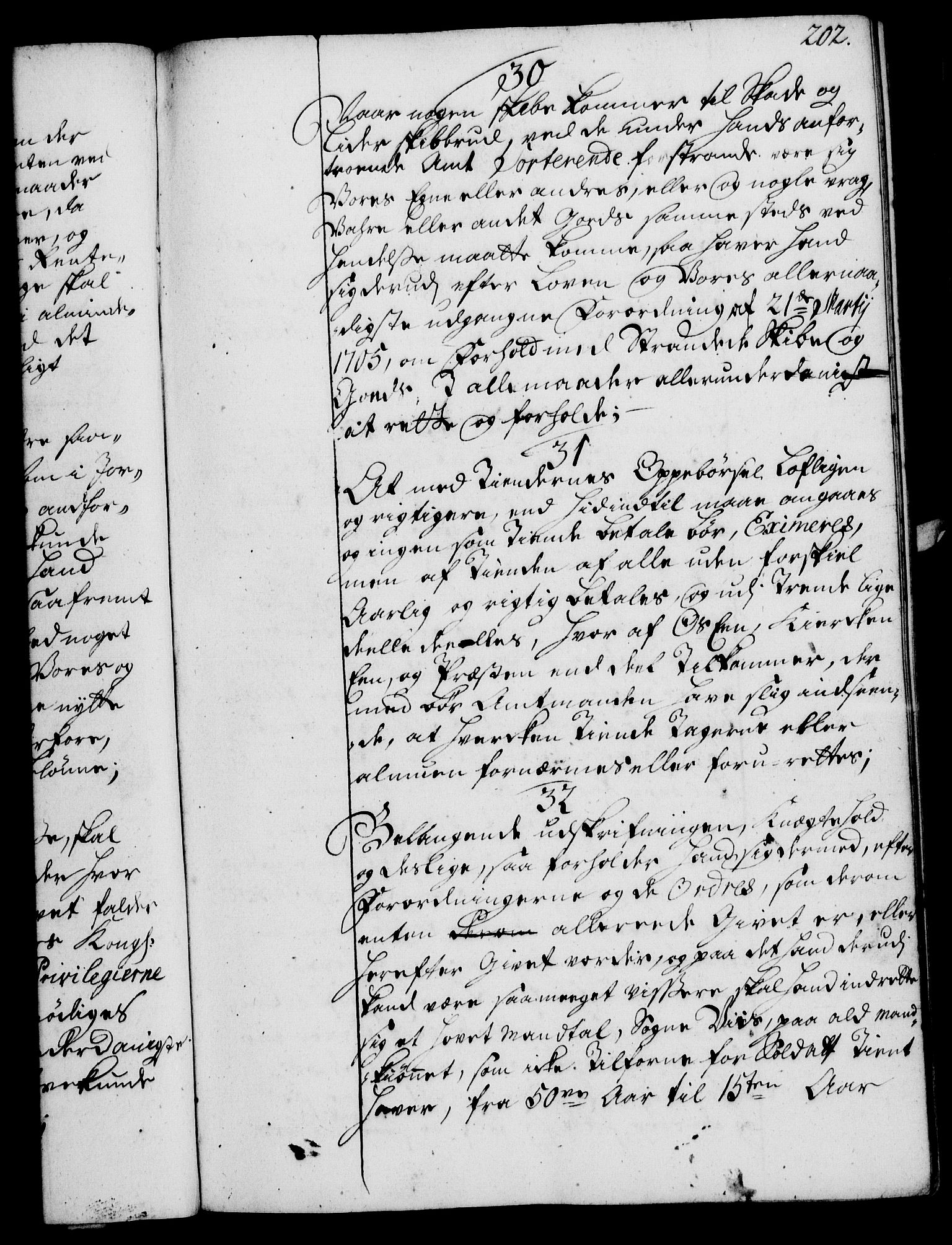 Rentekammeret, Kammerkanselliet, RA/EA-3111/G/Gg/Ggi/L0002: Norsk instruksjonsprotokoll med register (merket RK 53.35), 1729-1751, p. 202