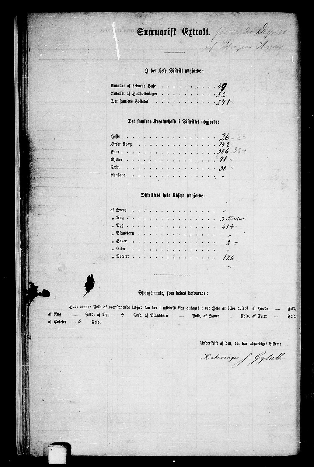 RA, 1865 census for Steigen, 1865, p. 19