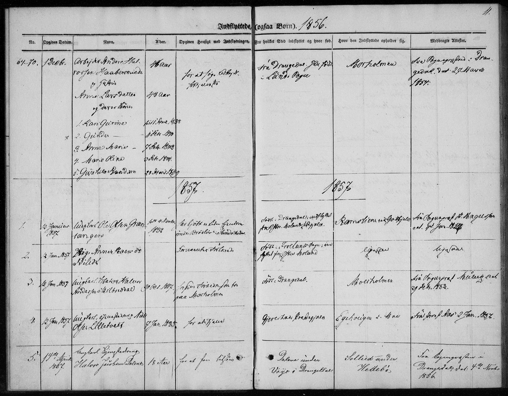Sannidal kirkebøker, SAKO/A-296/F/Fa/L0013: Parish register (official) no. 13, 1854-1873, p. 11