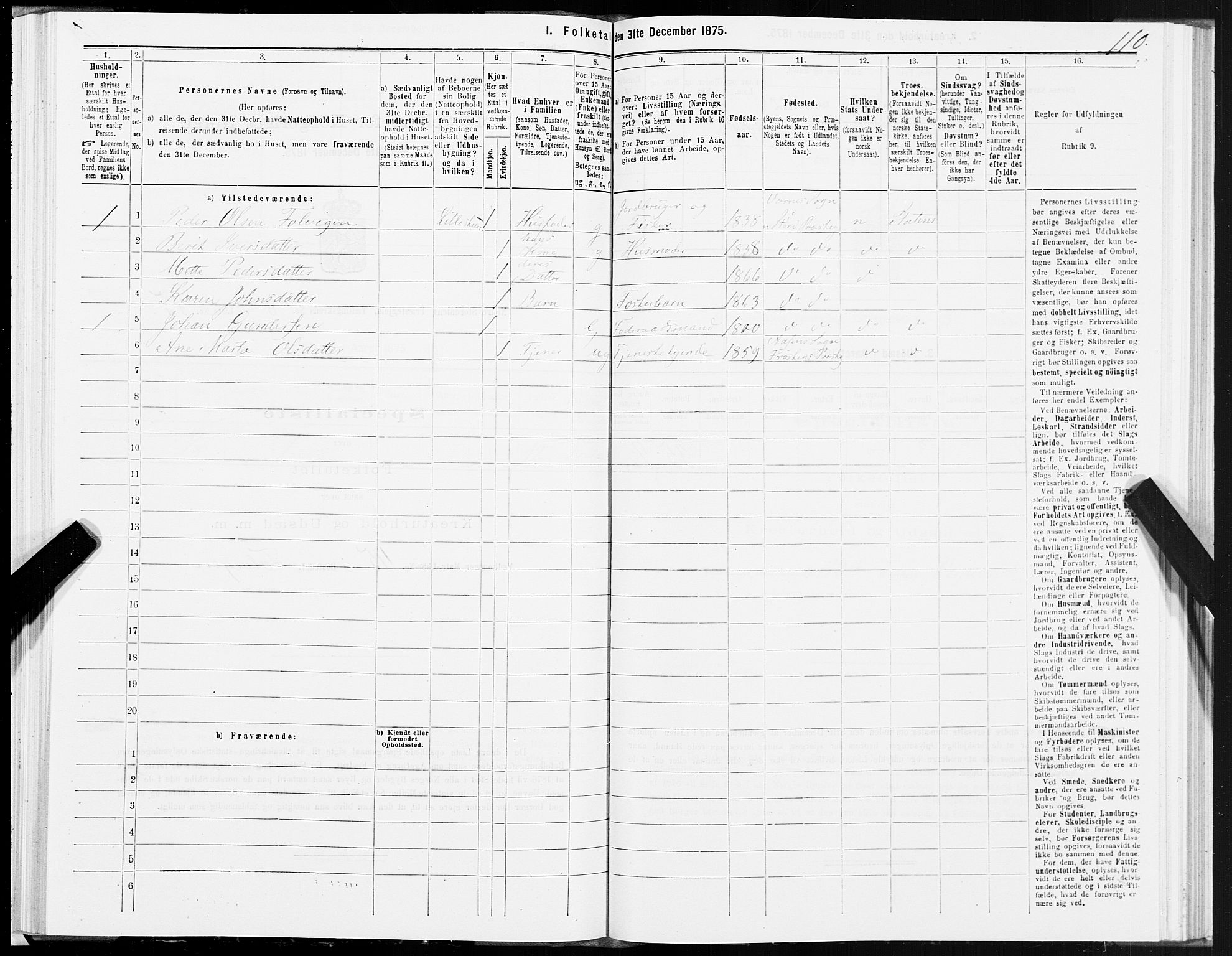 SAT, 1875 census for 1714P Nedre Stjørdal, 1875, p. 4110