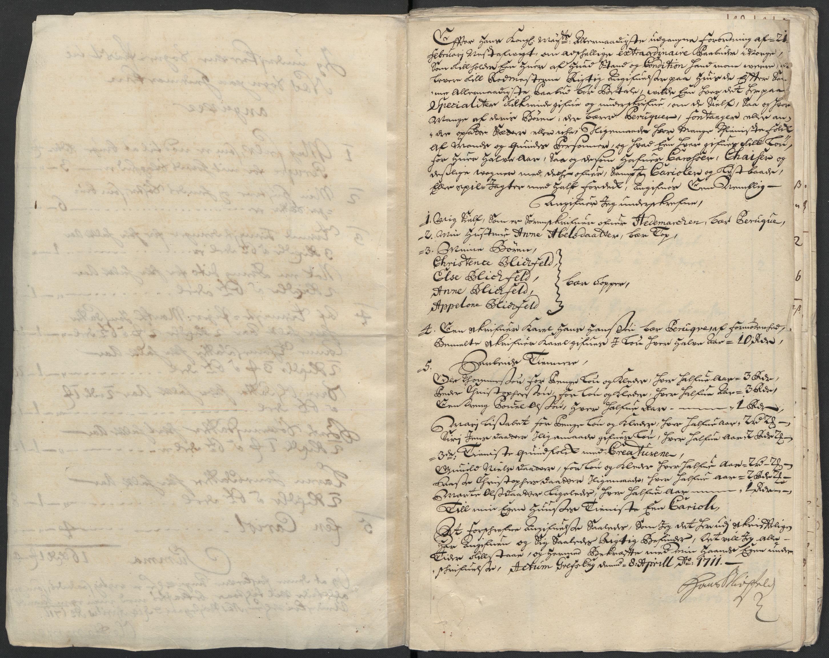 Rentekammeret inntil 1814, Reviderte regnskaper, Fogderegnskap, RA/EA-4092/R16/L1047: Fogderegnskap Hedmark, 1711, p. 285