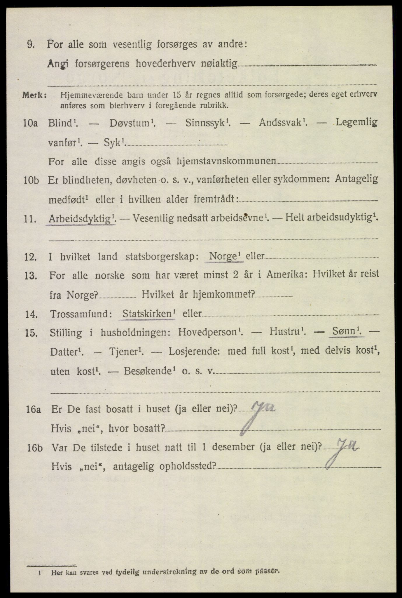 SAH, 1920 census for Furnes, 1920, p. 1814