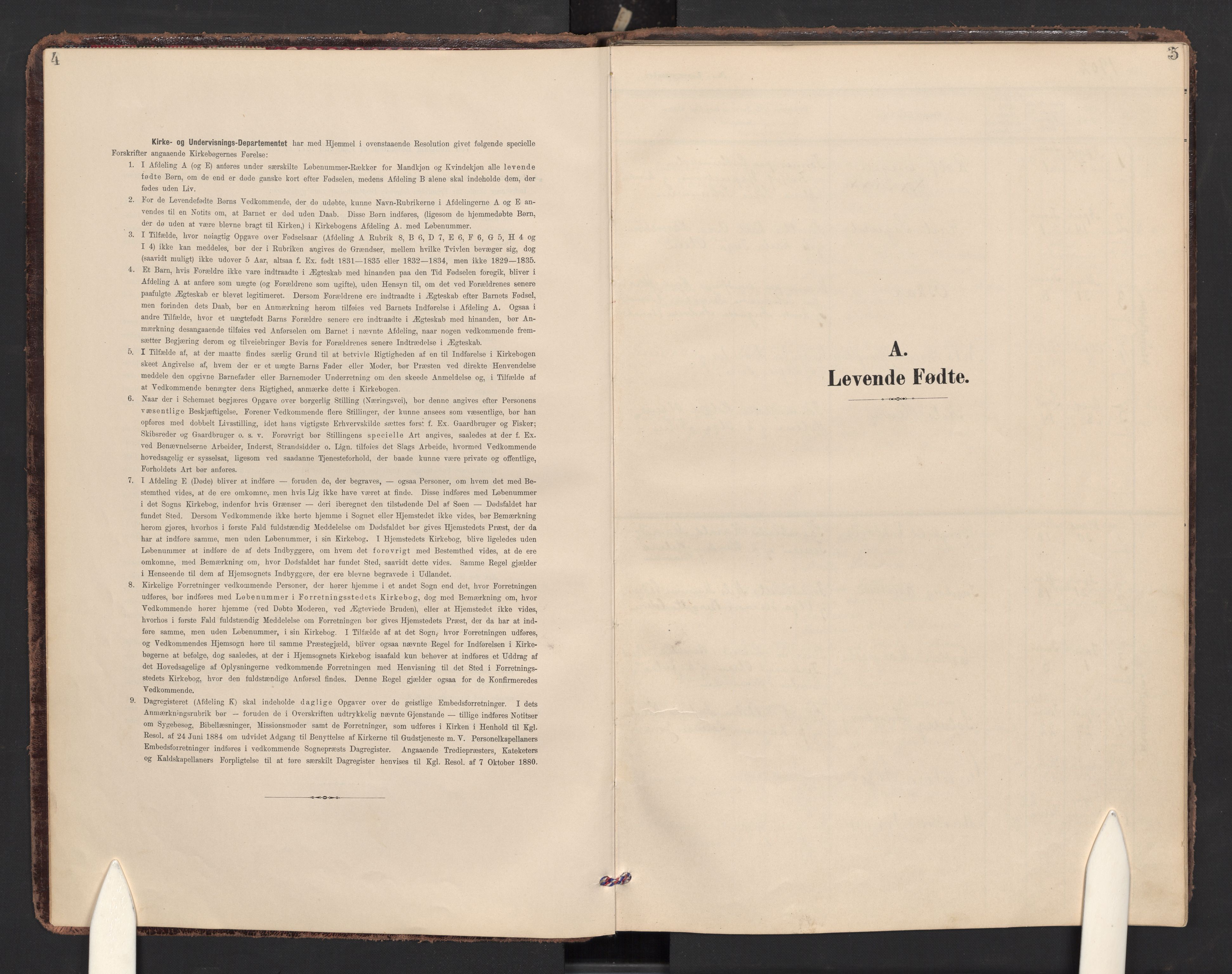 Halden prestekontor Kirkebøker, AV/SAO-A-10909/F/Fc/L0001: Parish register (official) no. III 1, 1902-1908, p. 4-5