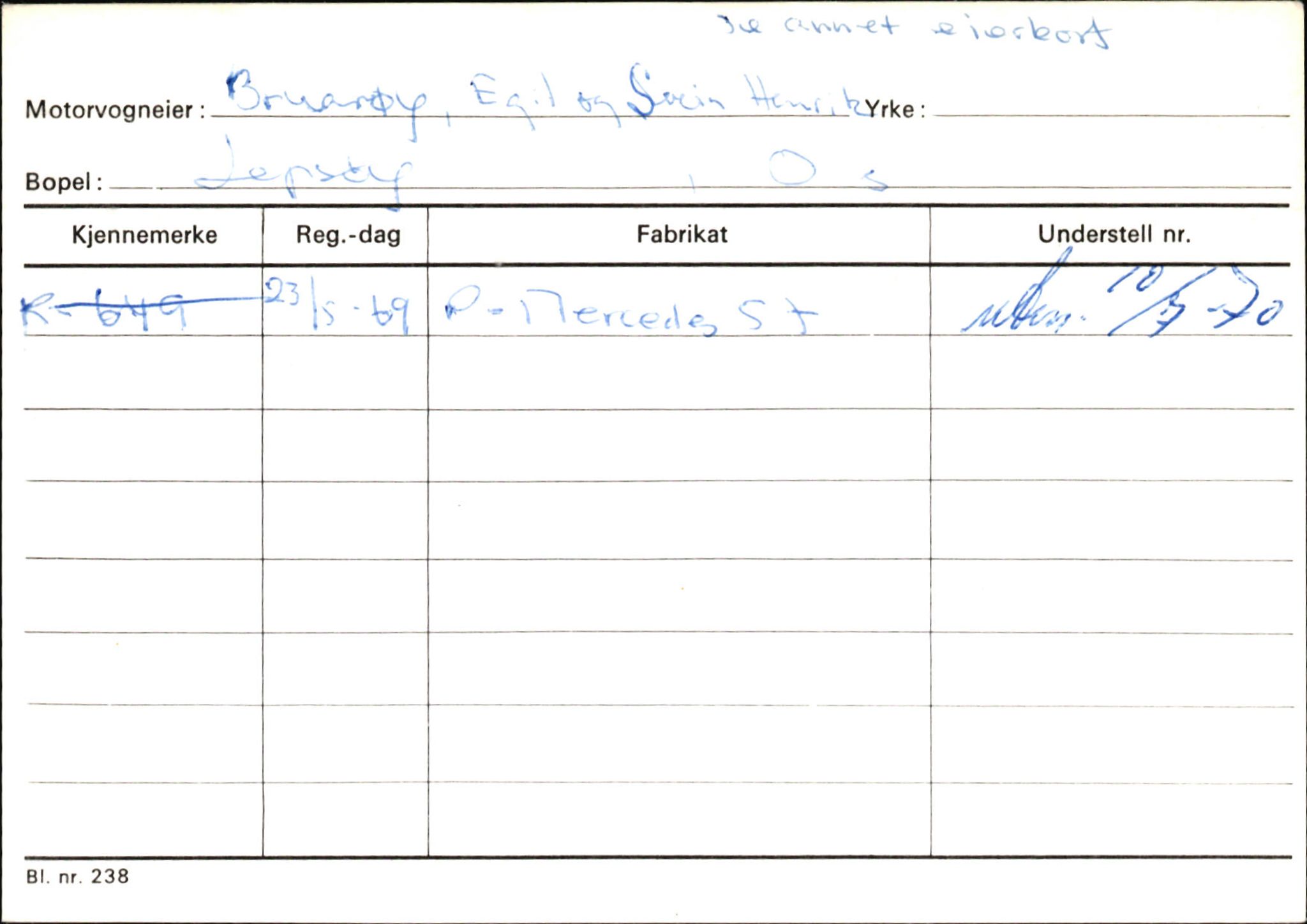 Statens vegvesen, Hordaland vegkontor, AV/SAB-A-5201/2/Ha/L0007: R-eierkort B, 1920-1971, p. 14