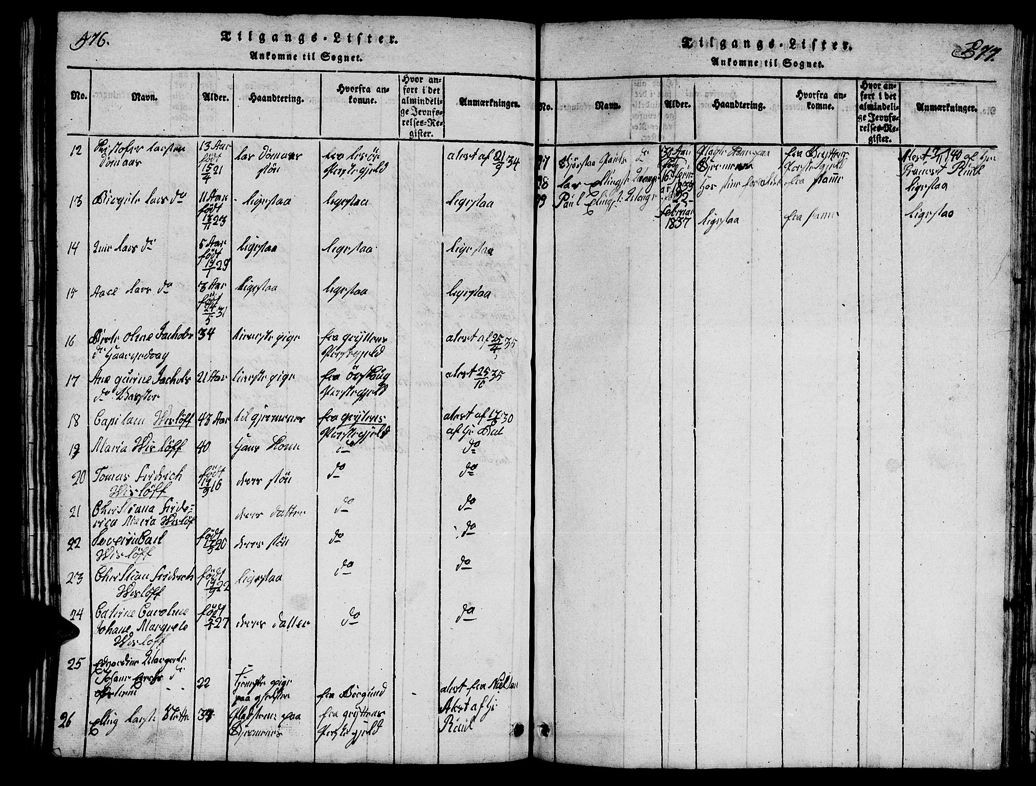 Ministerialprotokoller, klokkerbøker og fødselsregistre - Møre og Romsdal, AV/SAT-A-1454/539/L0535: Parish register (copy) no. 539C01, 1818-1842, p. 576-577