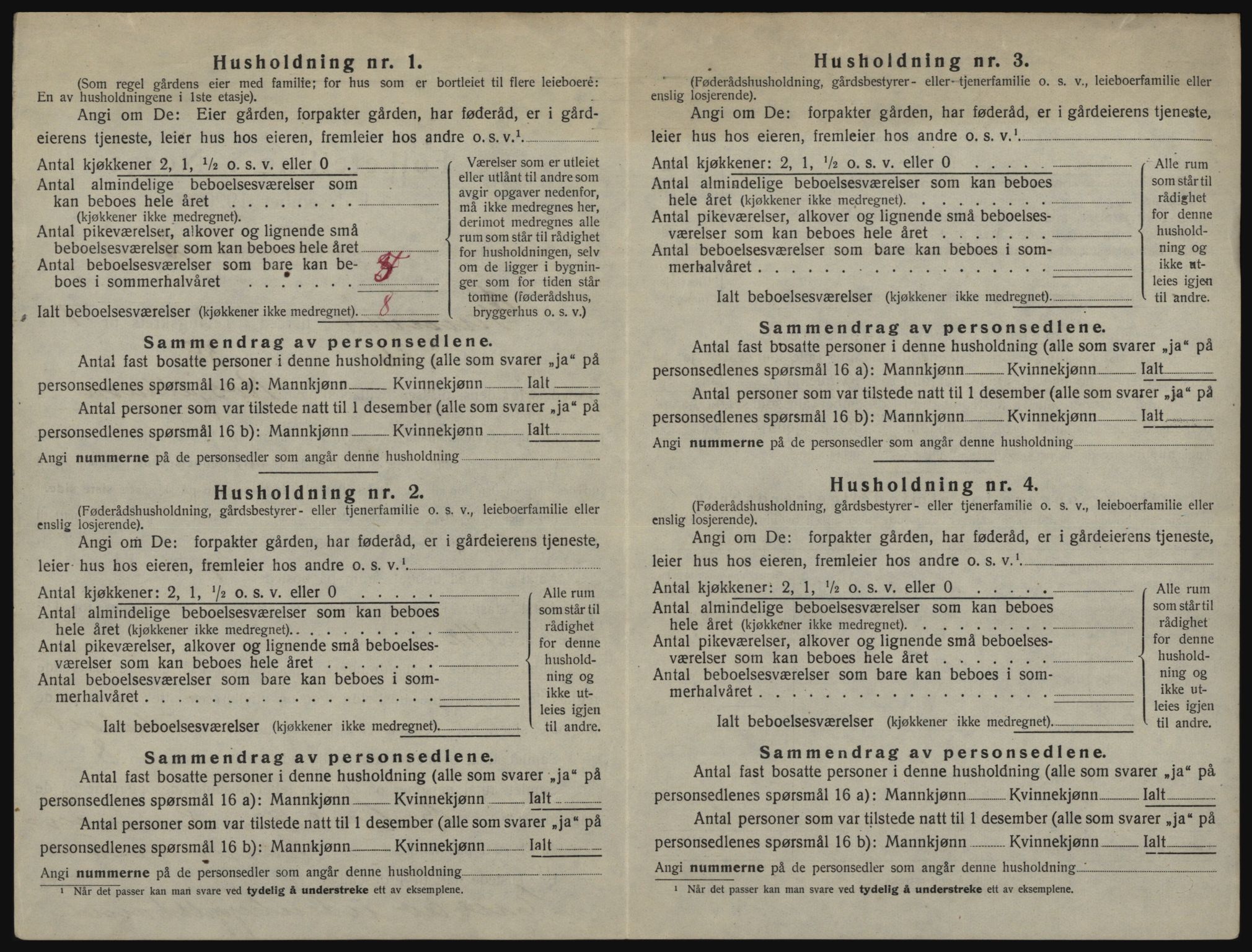 SATØ, 1920 census for Gamvik, 1920, p. 29