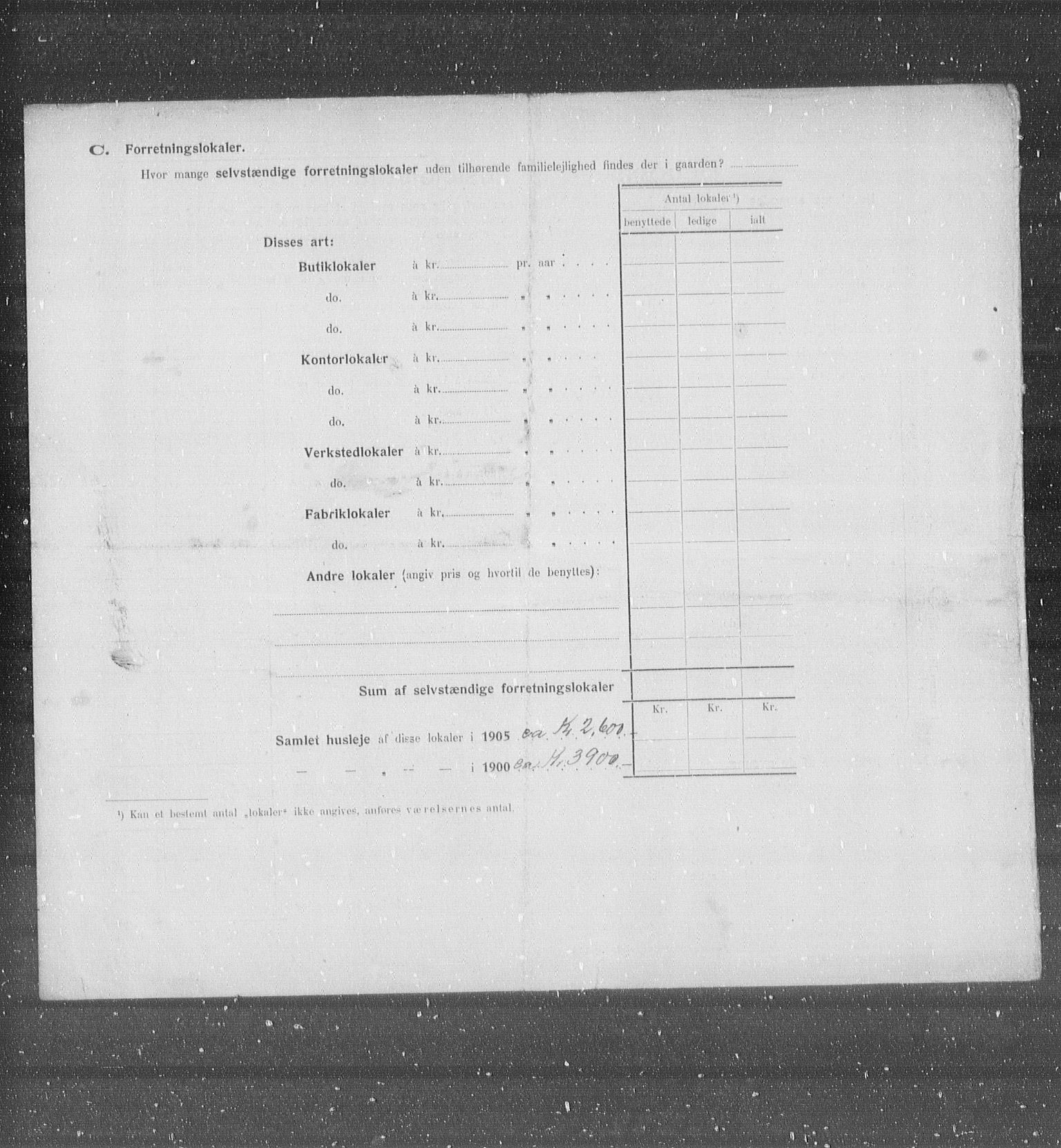 OBA, Municipal Census 1905 for Kristiania, 1905, p. 26215