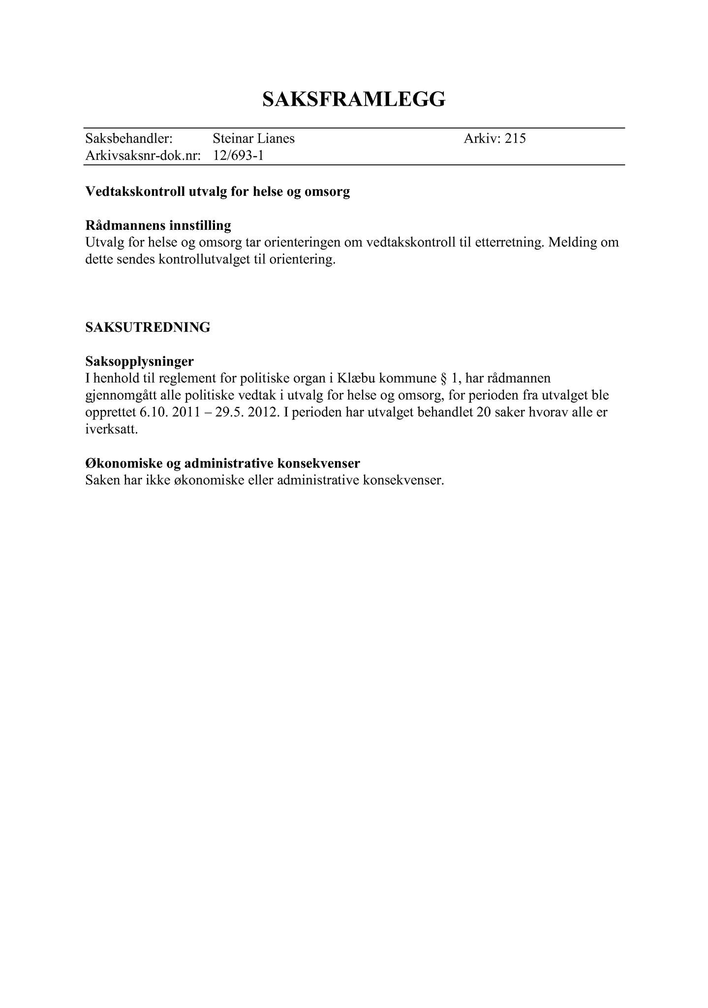 Klæbu Kommune, TRKO/KK/05-UOm/L003: Utvalg for omsorg - Møtedokumenter, 2012, p. 289