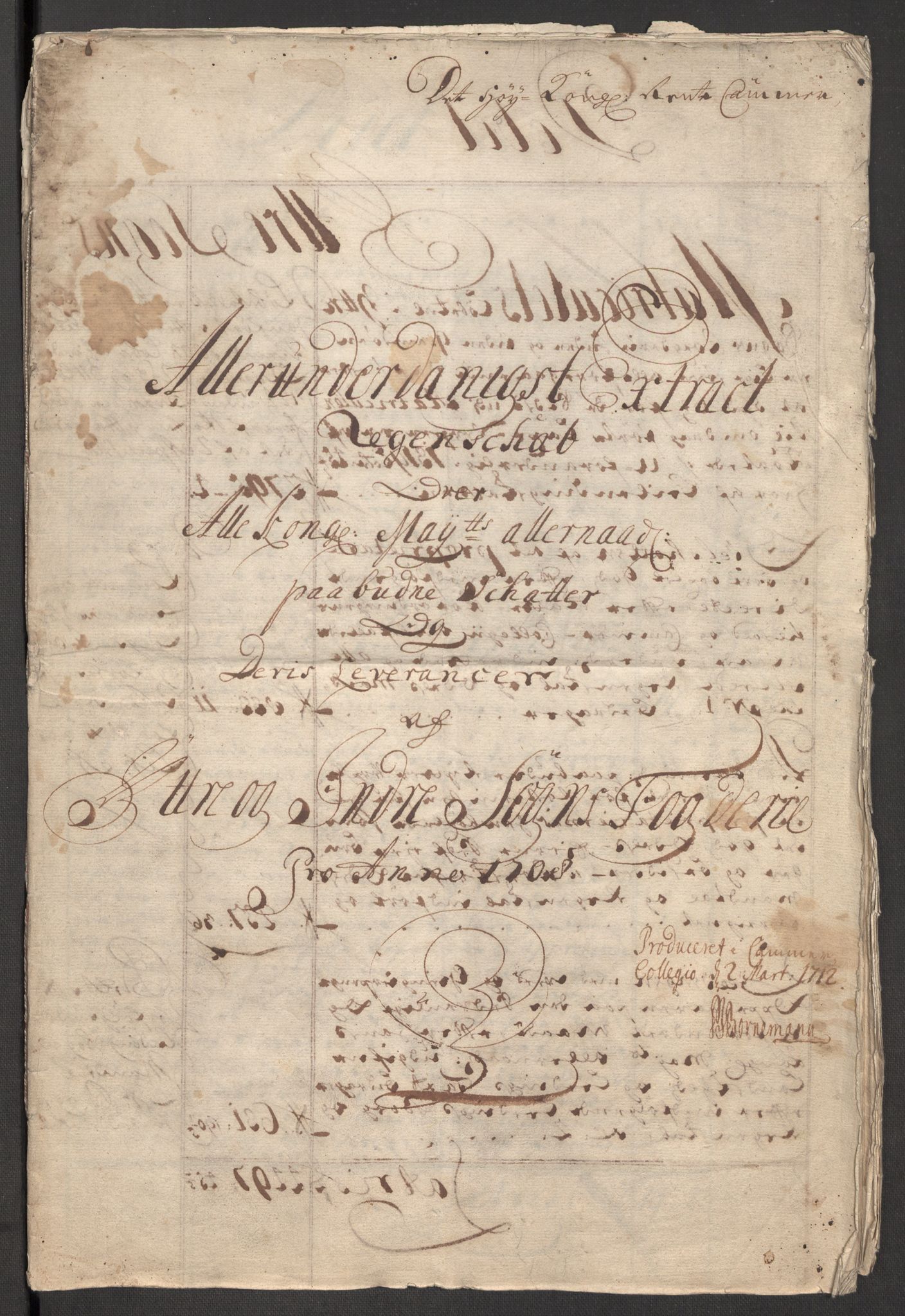 Rentekammeret inntil 1814, Reviderte regnskaper, Fogderegnskap, AV/RA-EA-4092/R52/L3315: Fogderegnskap Sogn, 1708, p. 4