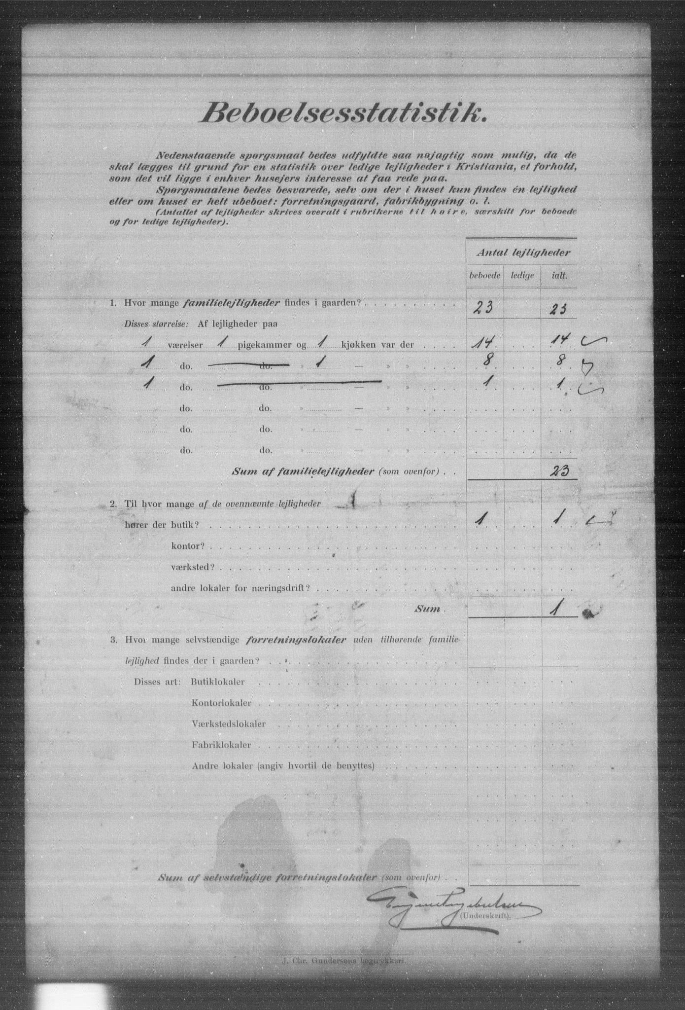 OBA, Municipal Census 1903 for Kristiania, 1903, p. 7746