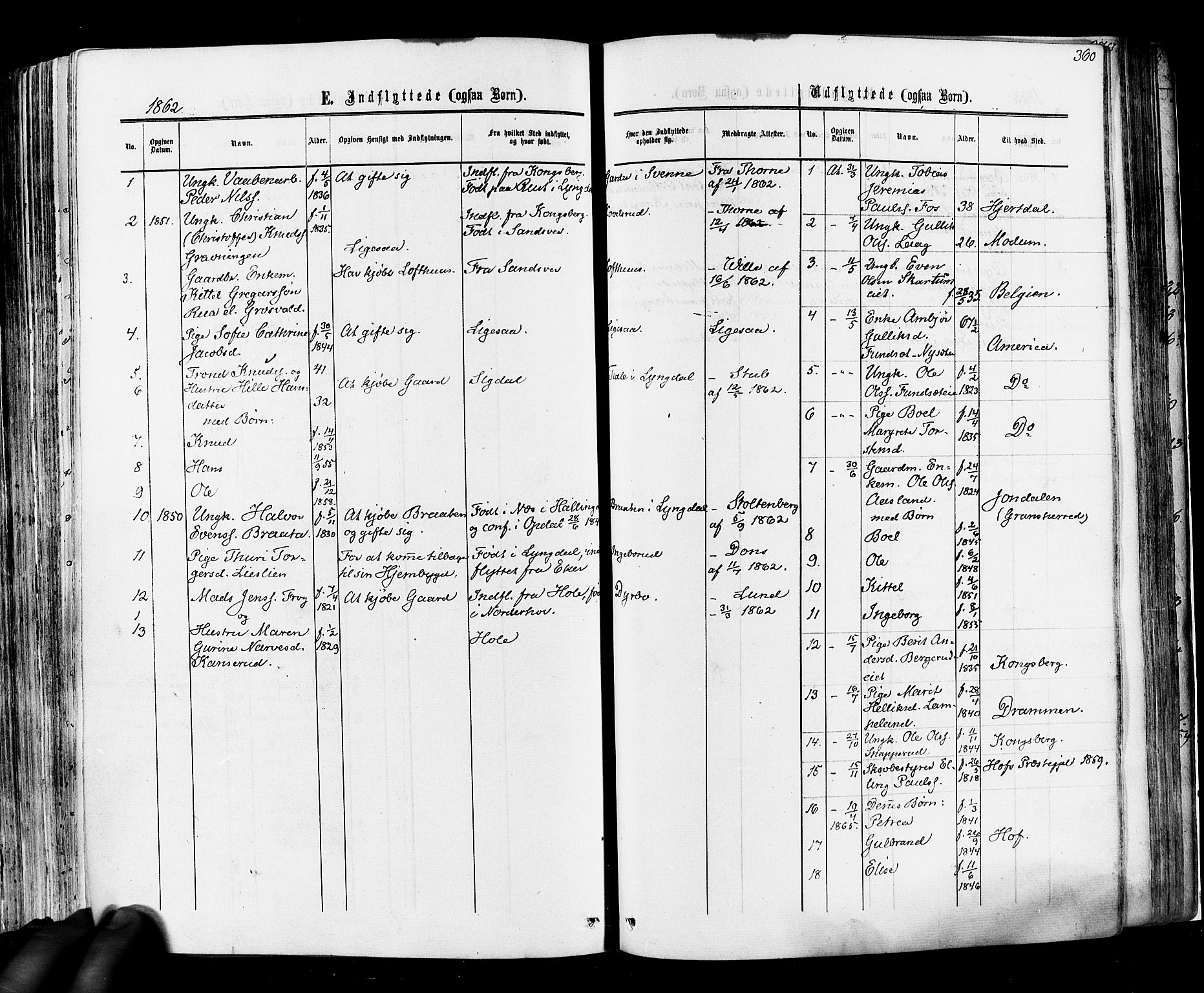 Flesberg kirkebøker, SAKO/A-18/F/Fa/L0007: Parish register (official) no. I 7, 1861-1878, p. 360