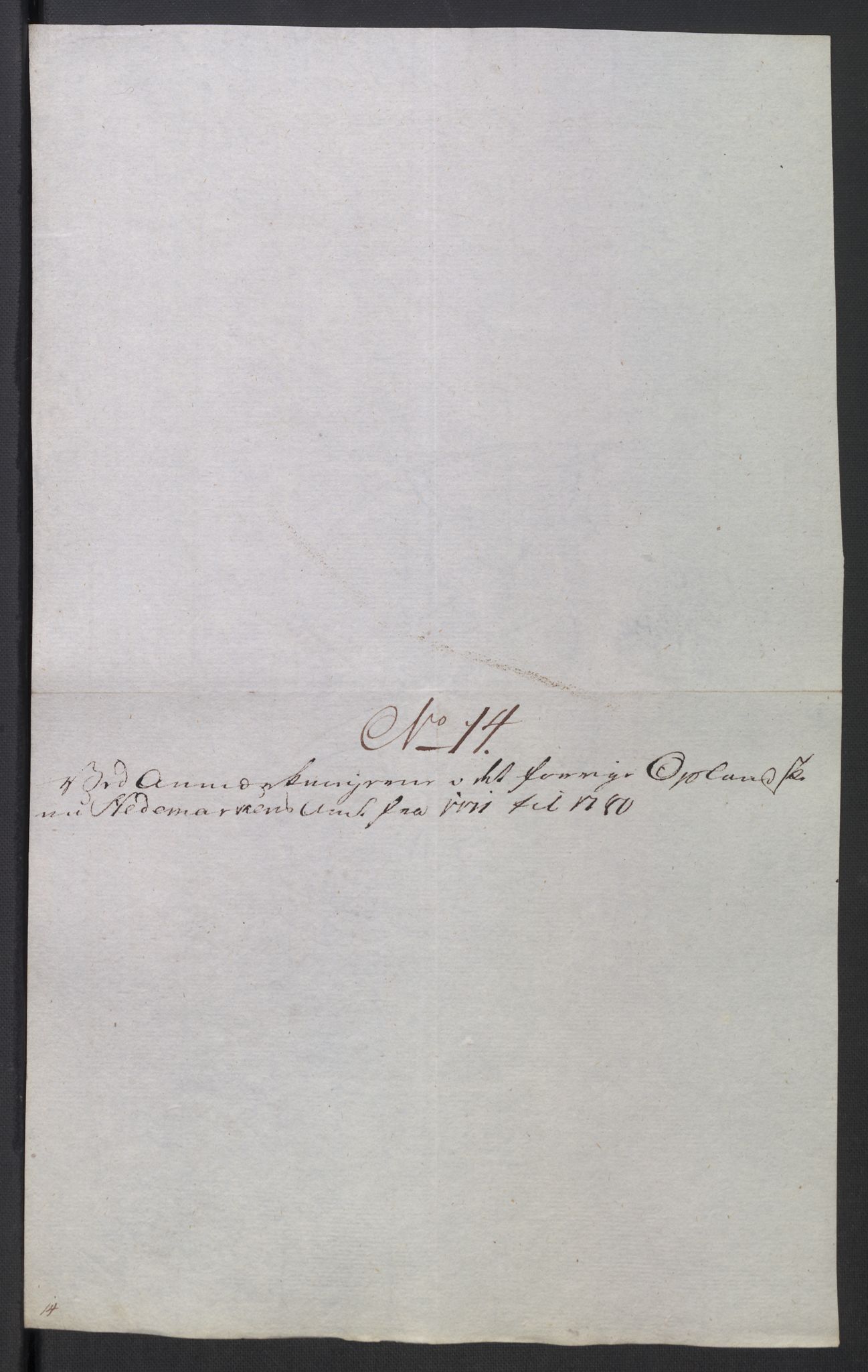 Rentekammeret inntil 1814, Reviderte regnskaper, Mindre regnskaper, AV/RA-EA-4068/Rb/L0014: Opplands amt, 1771-1779, p. 703